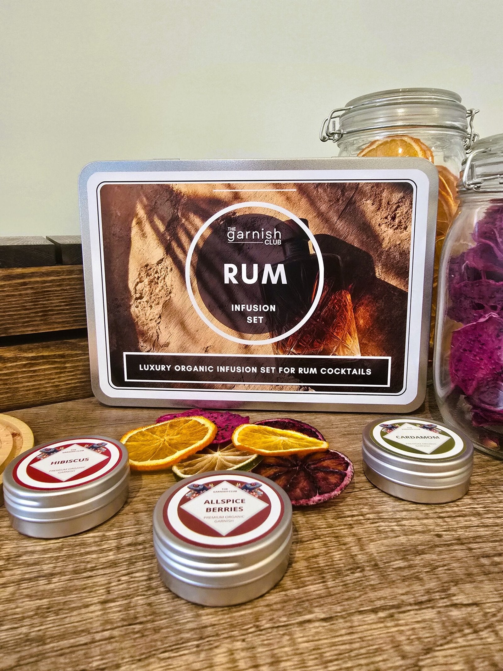 Premium Organic Botanicals – Rum Cocktails Infusion Set