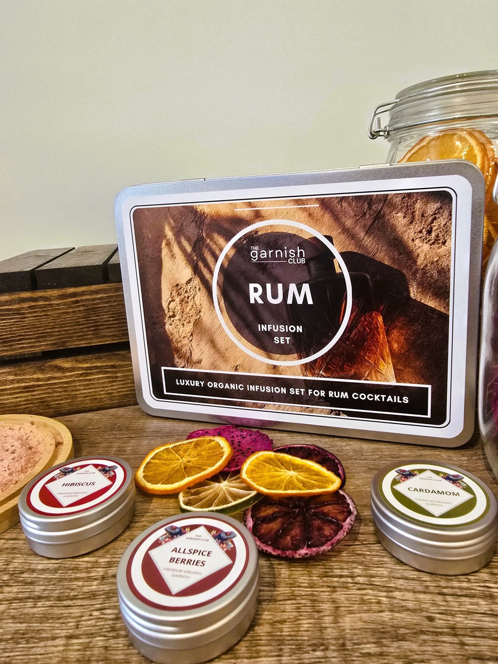 Premium Organic Botanicals – Rum Cocktails Infusion Set