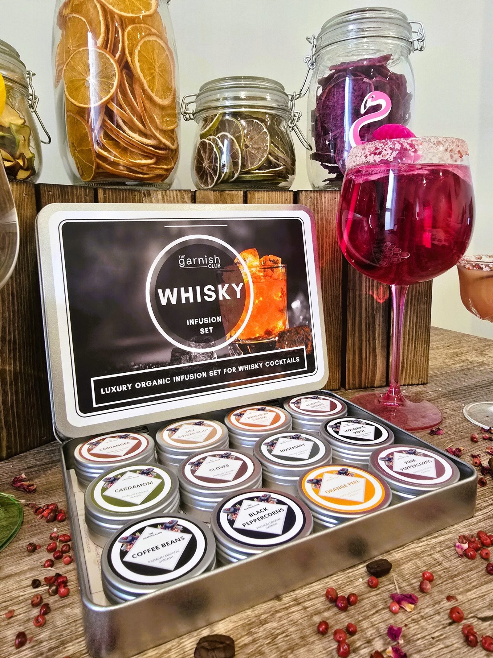 Premium Organic Botanicals – Whisky Cocktails Infusion Set