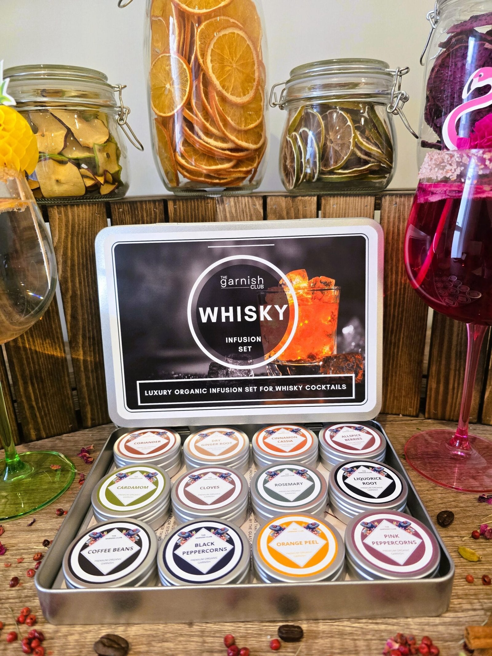 Premium Organic Botanicals – Whisky Cocktails Infusion Set