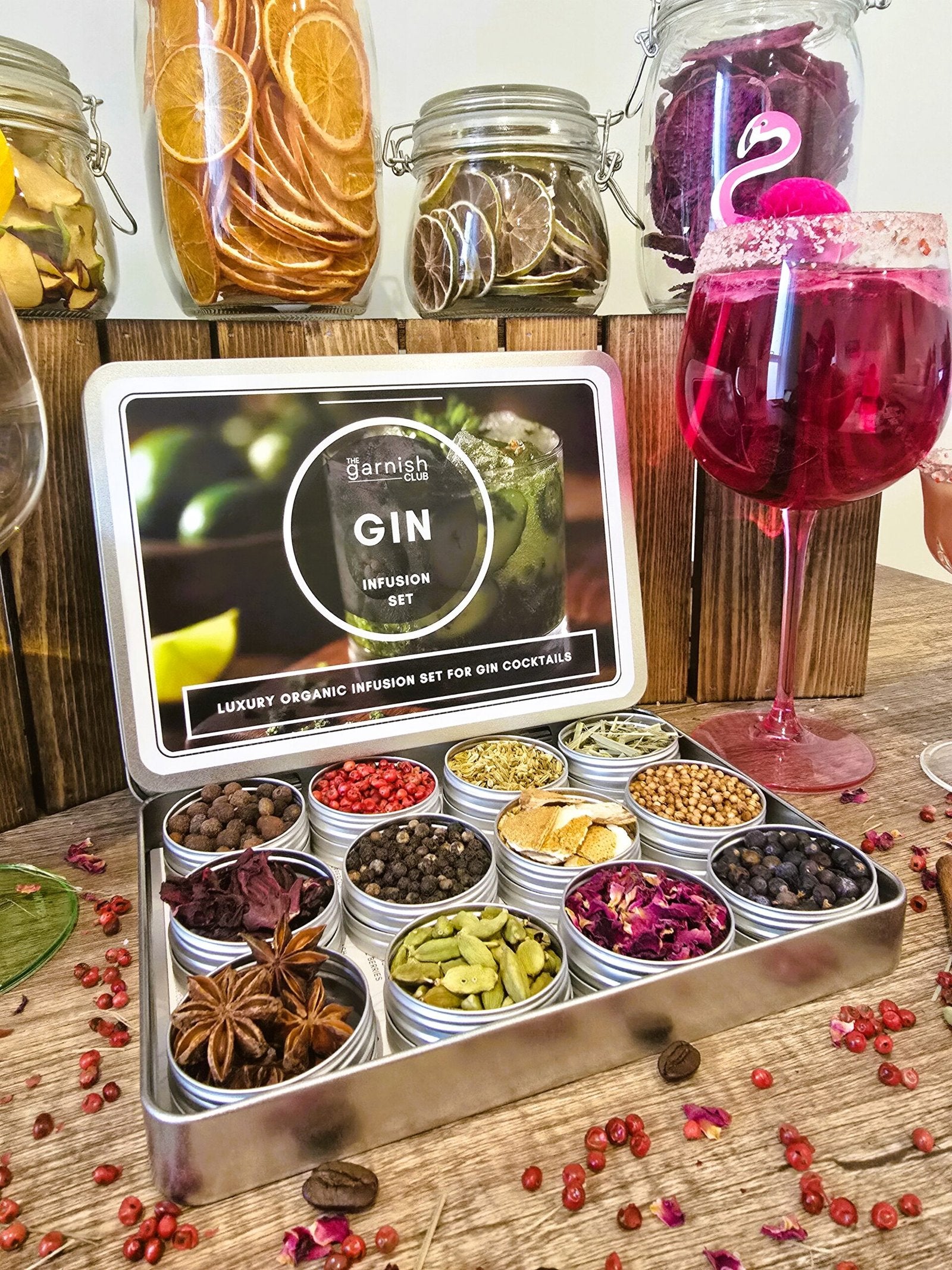 Premium Organic Botanicals – Gin Cocktails Infusion Set