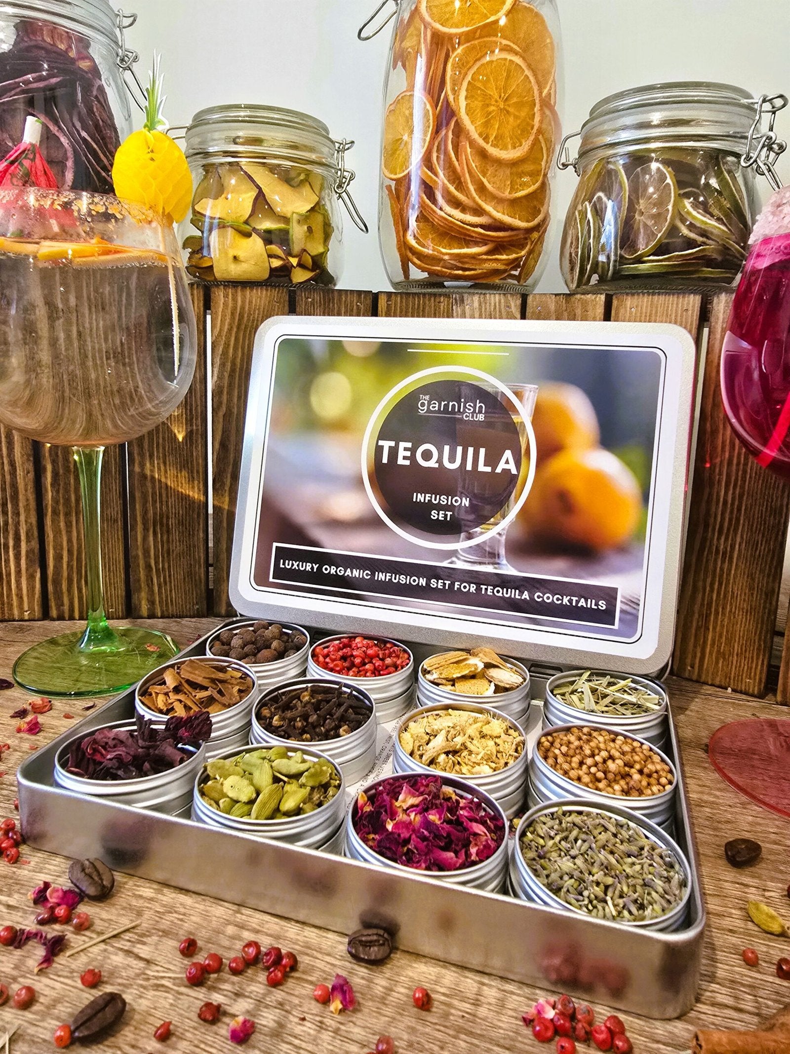 Premium Organic Botanicals – Tequila Cocktails Infusion Set