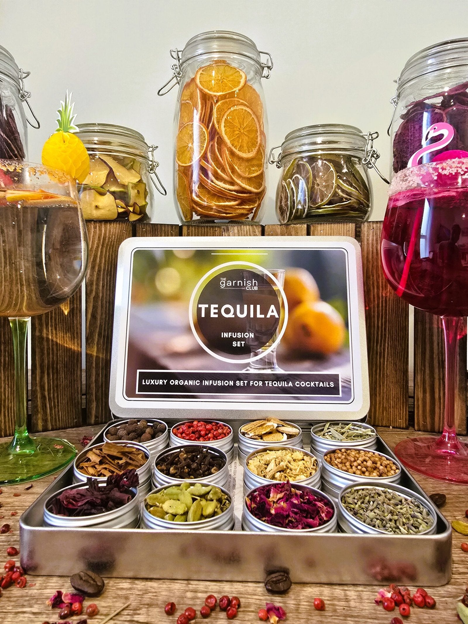 Premium Organic Botanicals – Tequila Cocktails Infusion Set