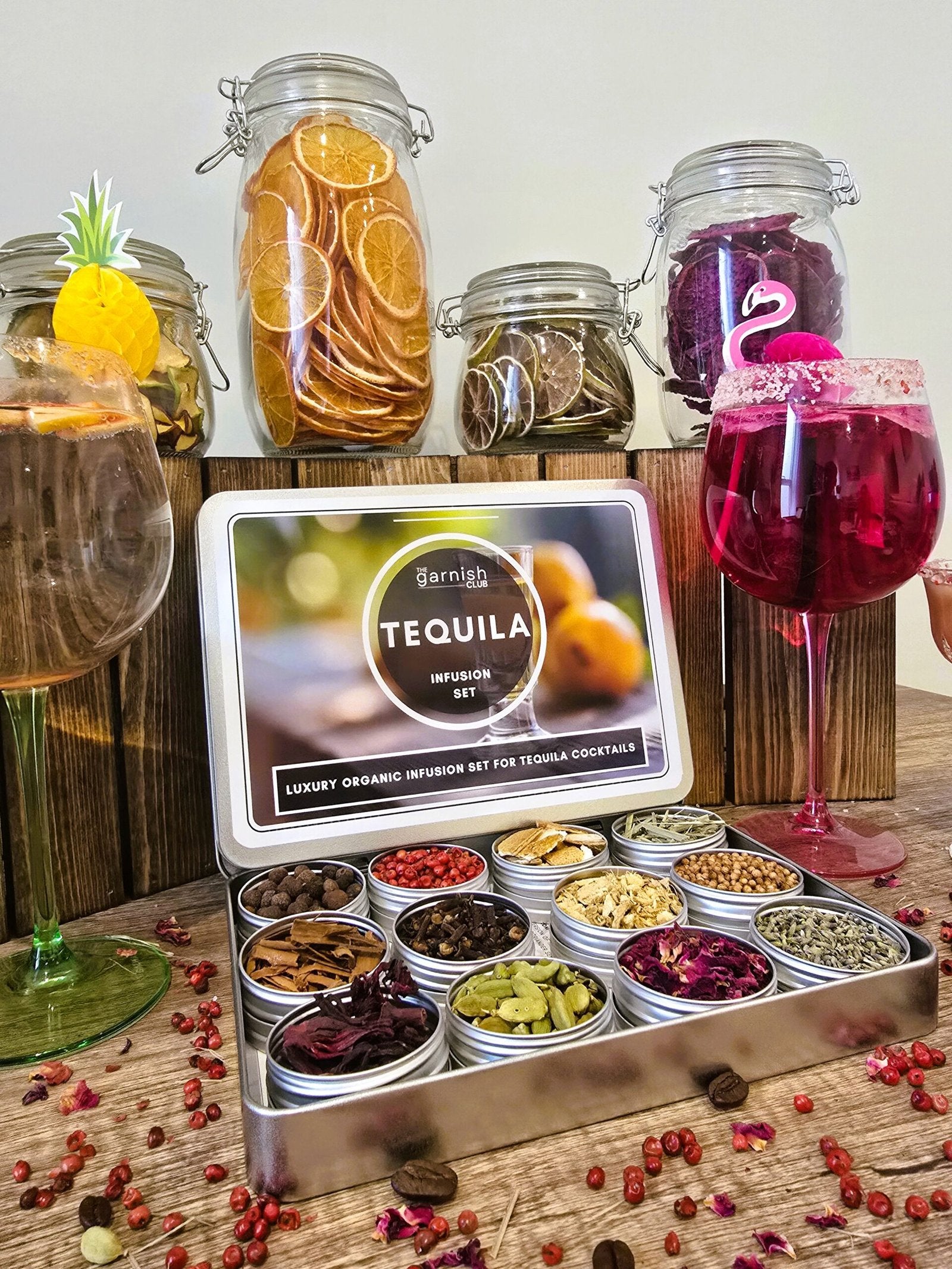 Premium Organic Botanicals – Tequila Cocktails Infusion Set
