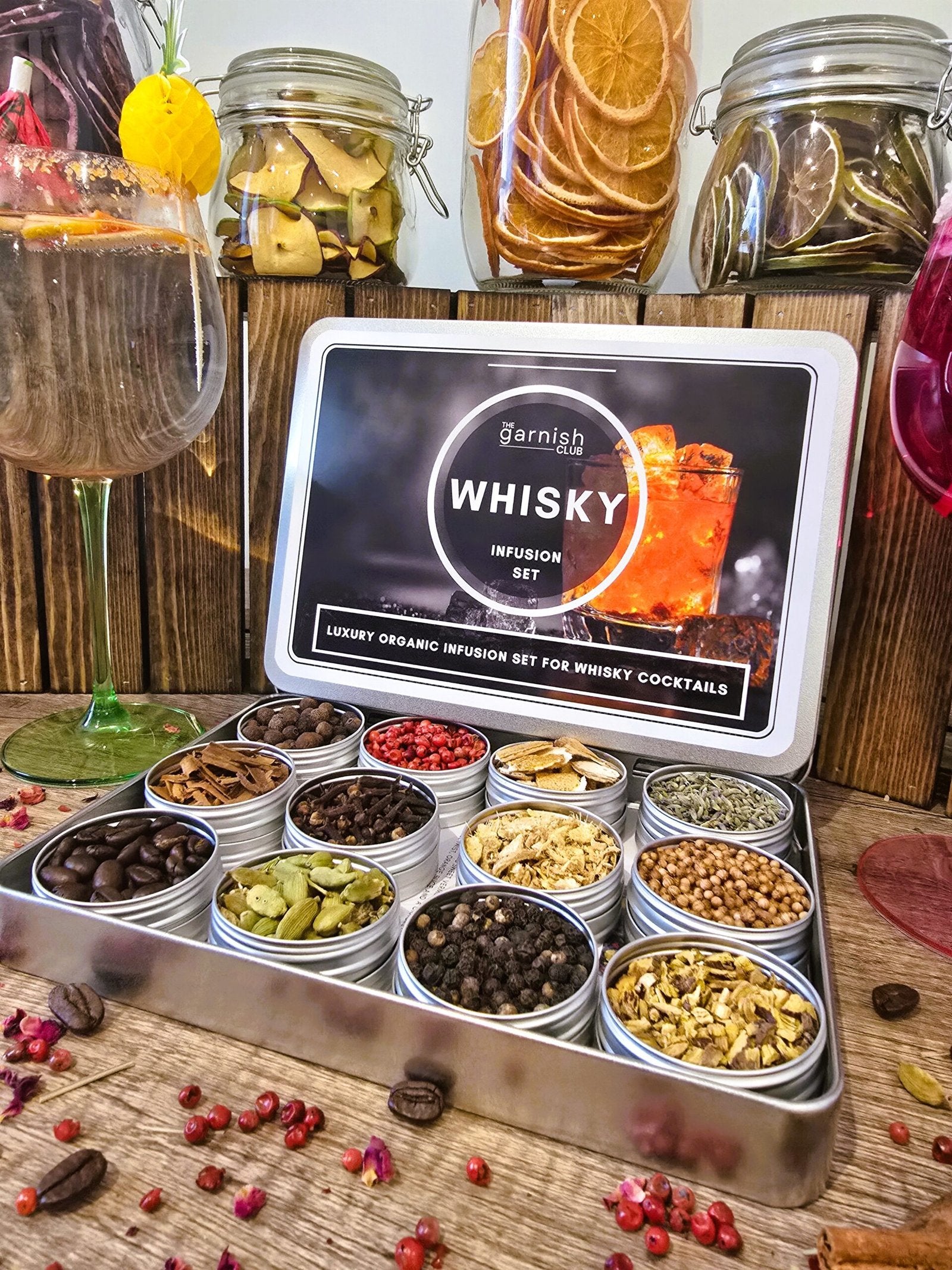 Premium Organic Botanicals – Whisky Cocktails Infusion Set