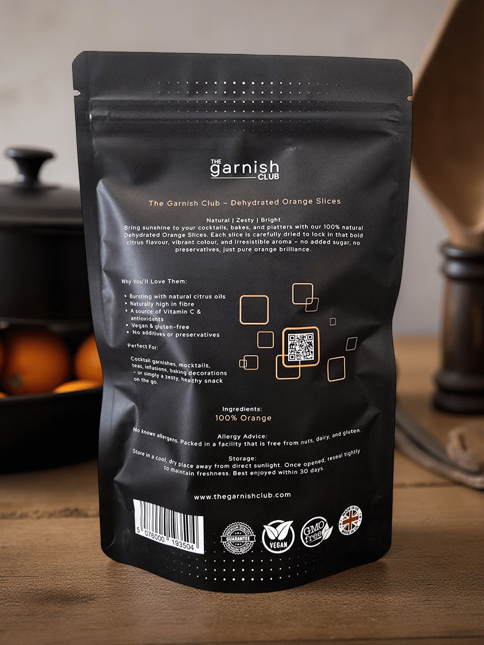 The Garnish Club Premium Dehydrated Orange Cocktail Garnish Slices