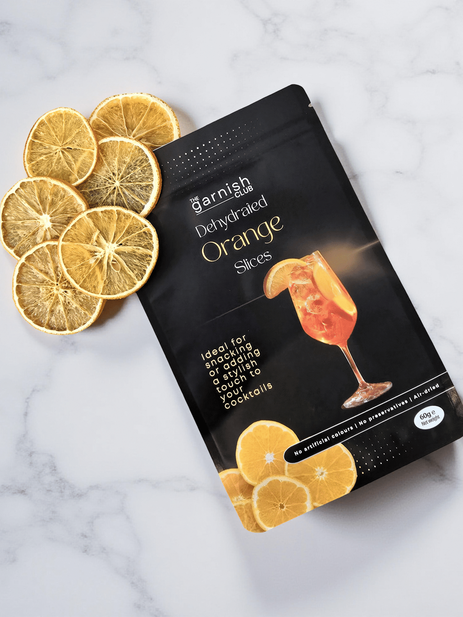 The Garnish Club Premium Dehydrated Orange Cocktail Garnish Slices