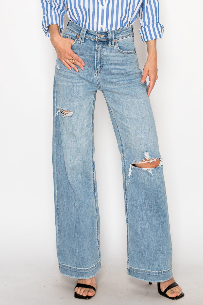 Isabella Corset Ultra High Rise Modern Wide Jeans