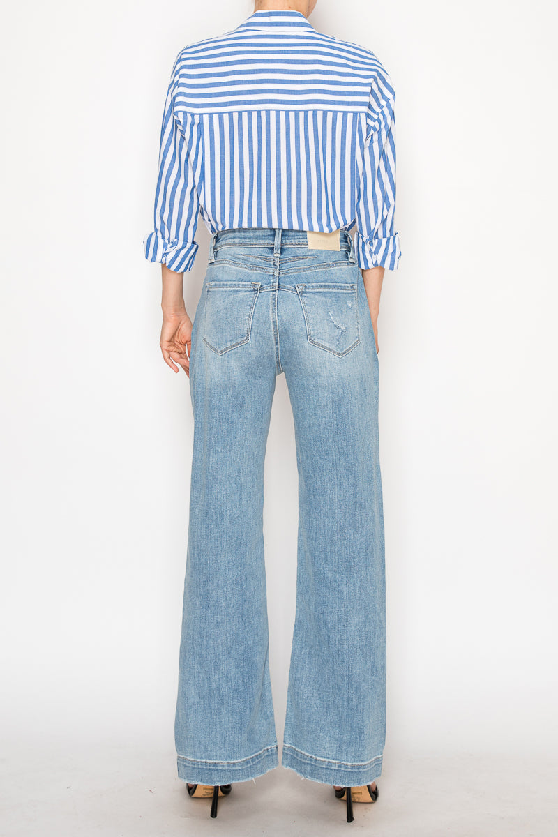 Isabella Corset Ultra High Rise Modern Wide Jeans