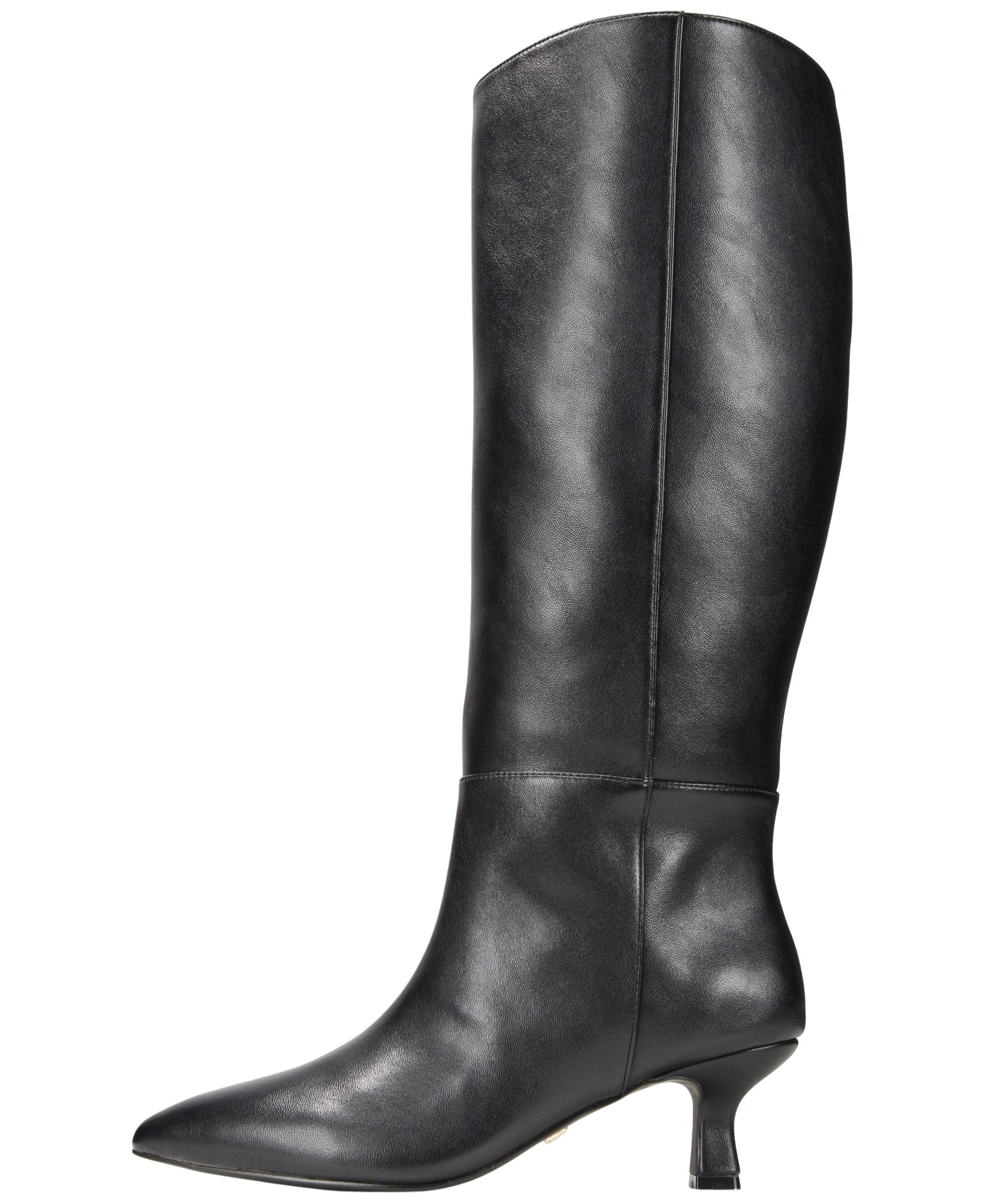 ALICE Black Wide-Calf Riding Boots