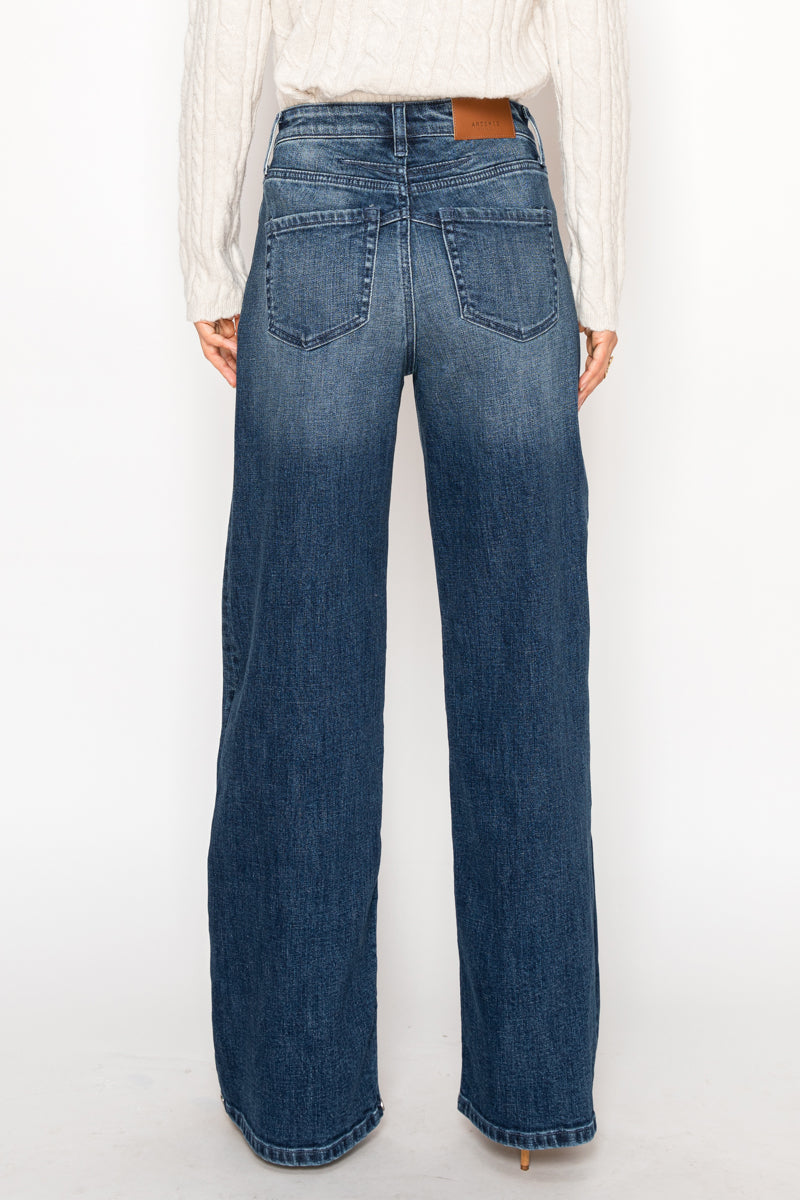 Tummy Control High Rise A-wide Jeans by Artemis Vintage – product view 7