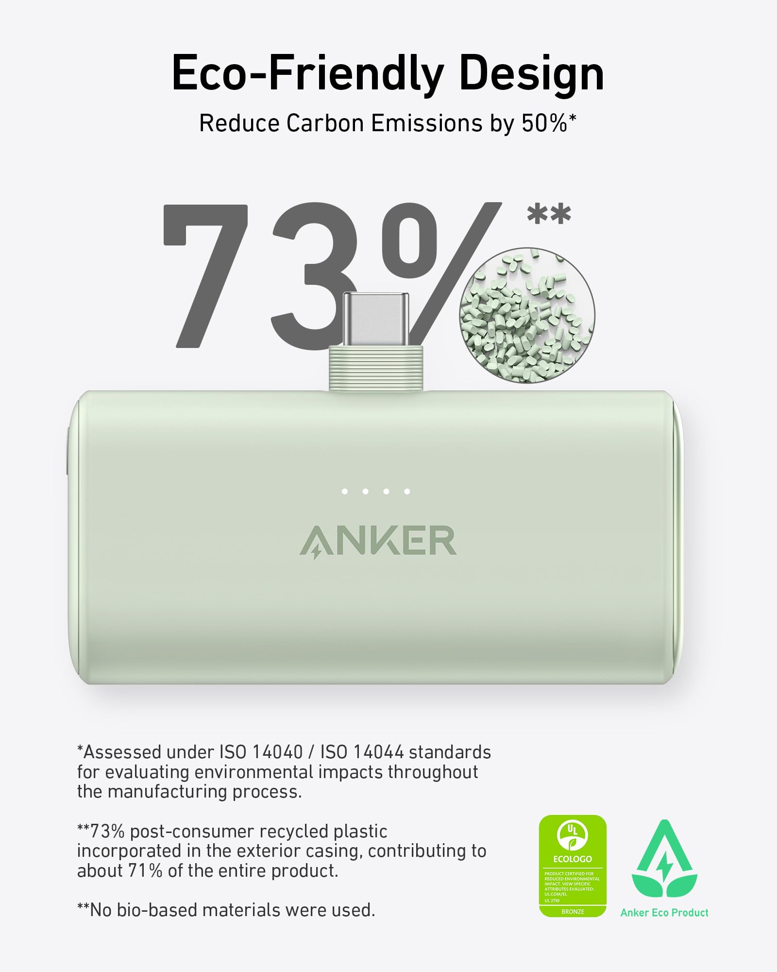 Anker Nano Power Bank (22.5W, conector USB-C integrado)