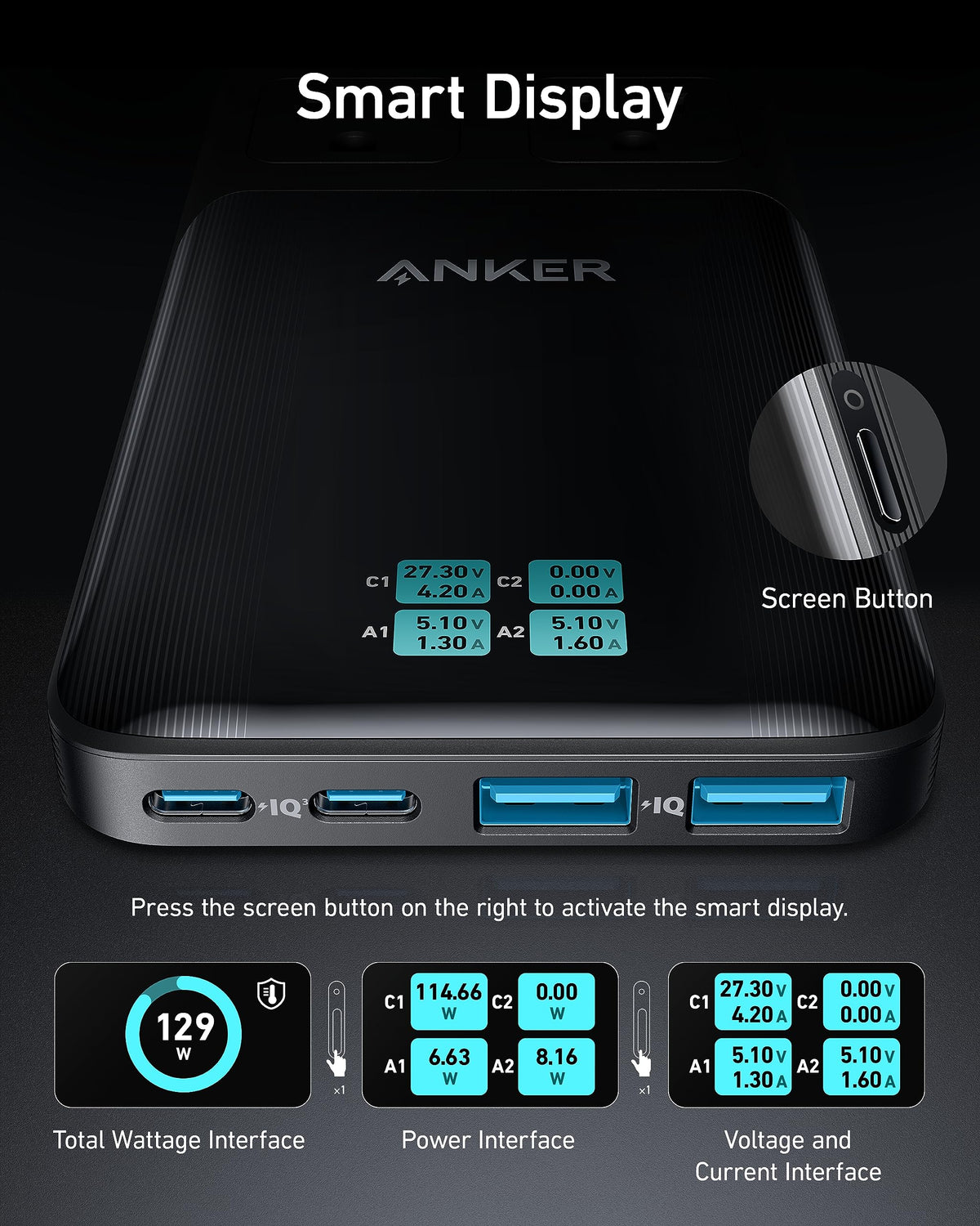 Station de charge Anker Prime 6-en-1 (140 W)