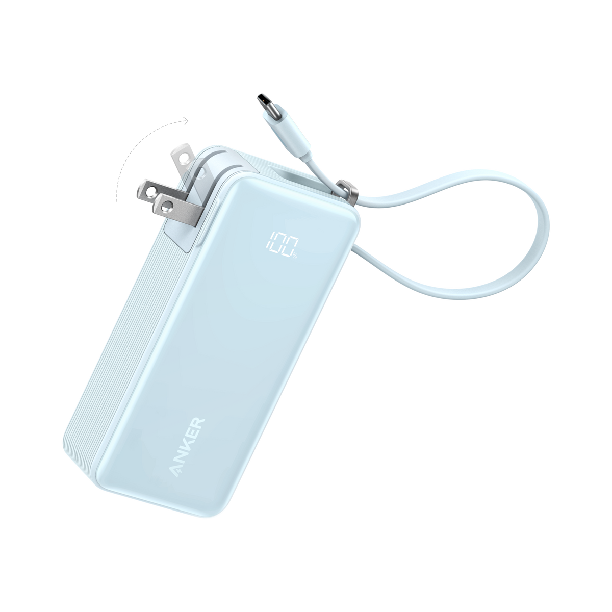 Batterie externe Anker (10K, Fusion, Câble intégré)