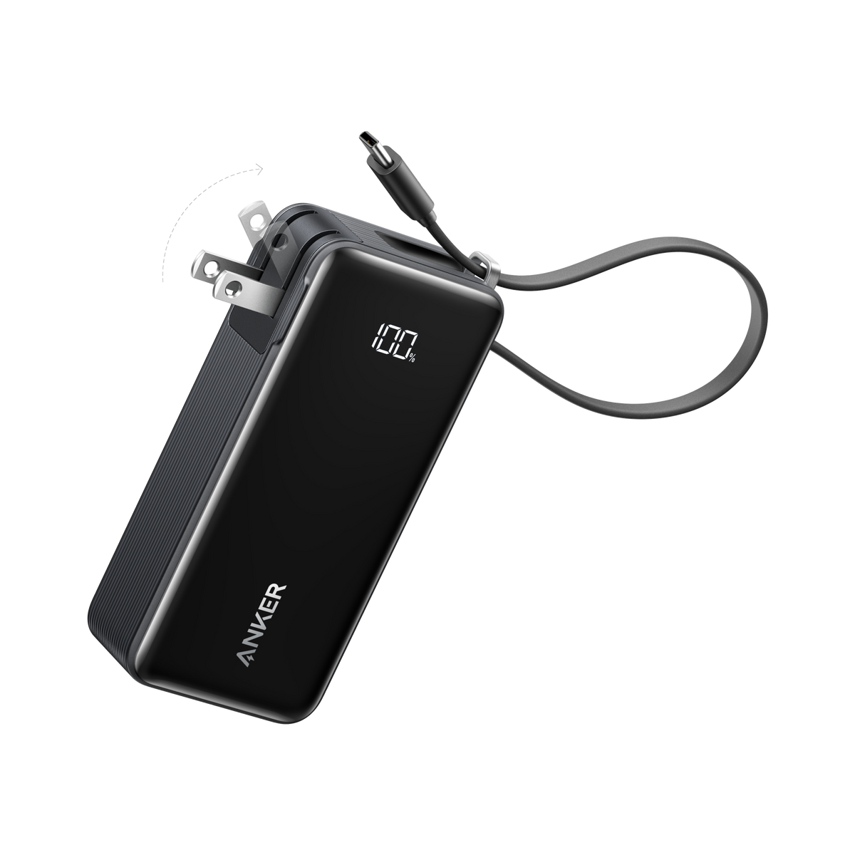Batterie externe Anker (10K, Fusion, Câble intégré)