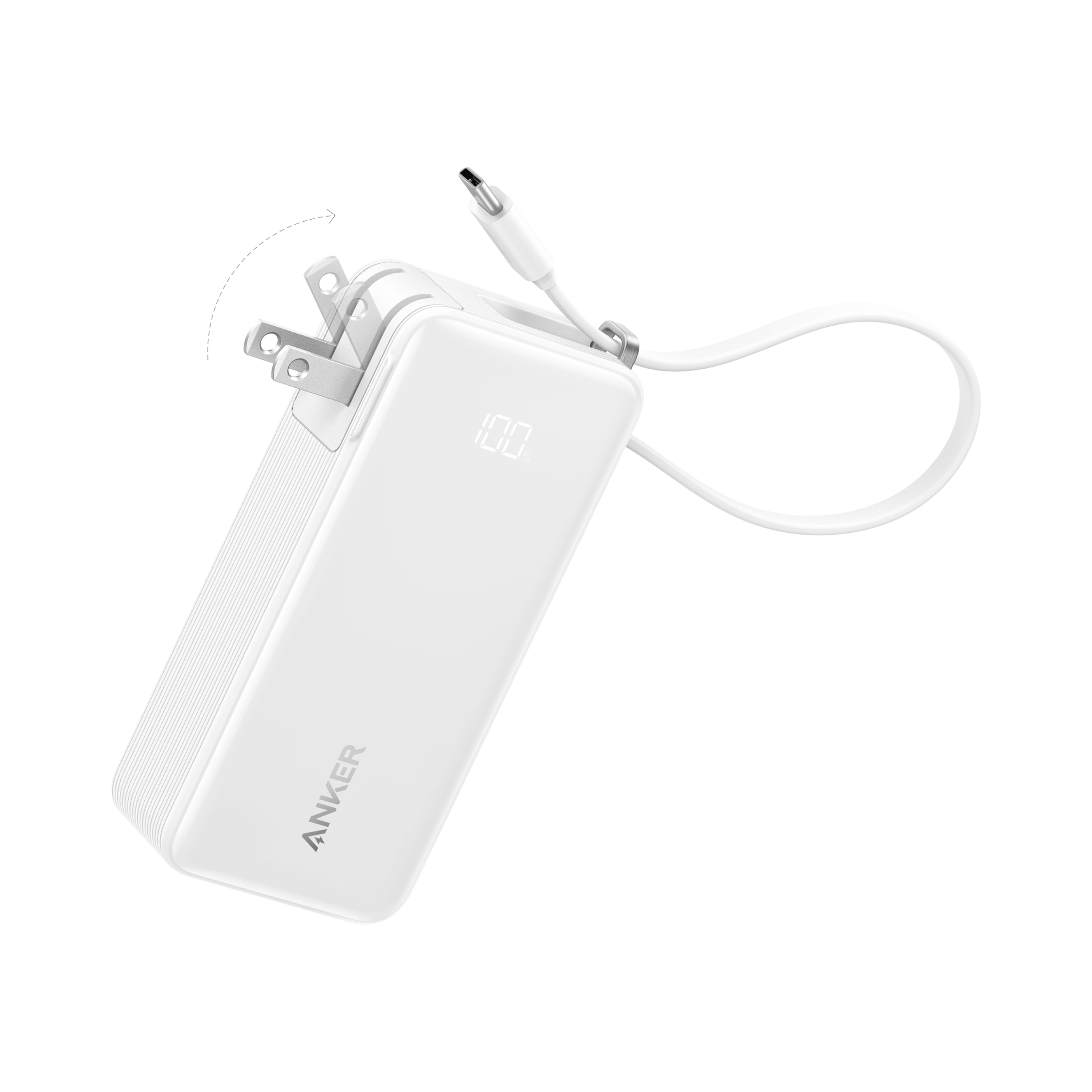 Batterie externe Anker (10K, Fusion, Câble intégré)