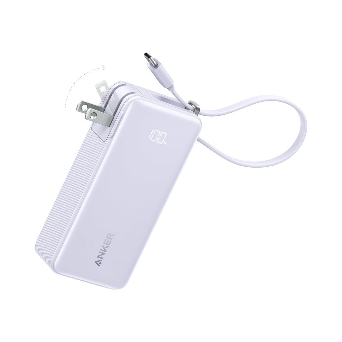 Batterie externe Anker (10K, Fusion, Câble intégré)