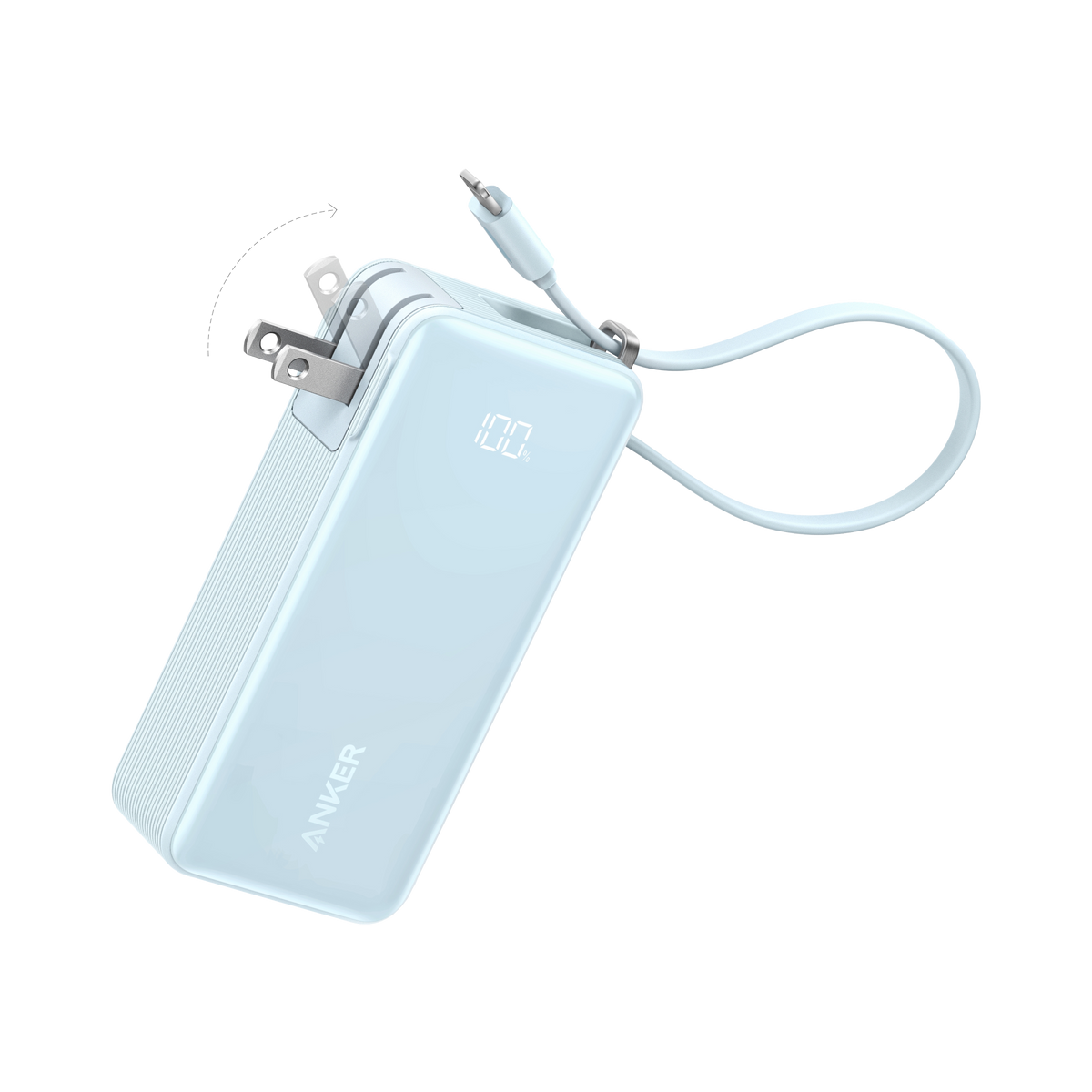 Batterie externe Anker (10K, Fusion, Câble intégré)