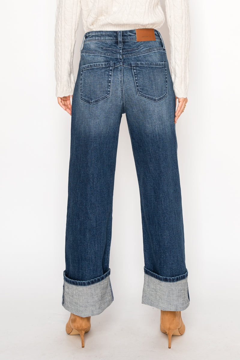 Tummy Control High Rise A-wide Jeans by Artemis Vintage – product view 4
