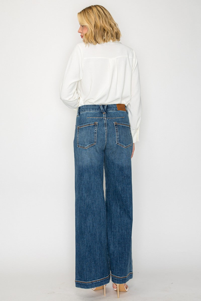 Relaxed High Rise Palazzo Jeans by Artemis Vintage – product view 6