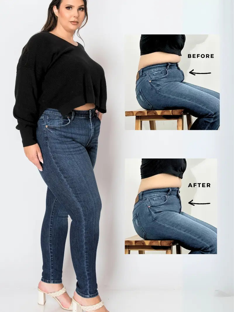 Corset Plus Super Skinny Jeans by Artemis Vintage – product view 4
