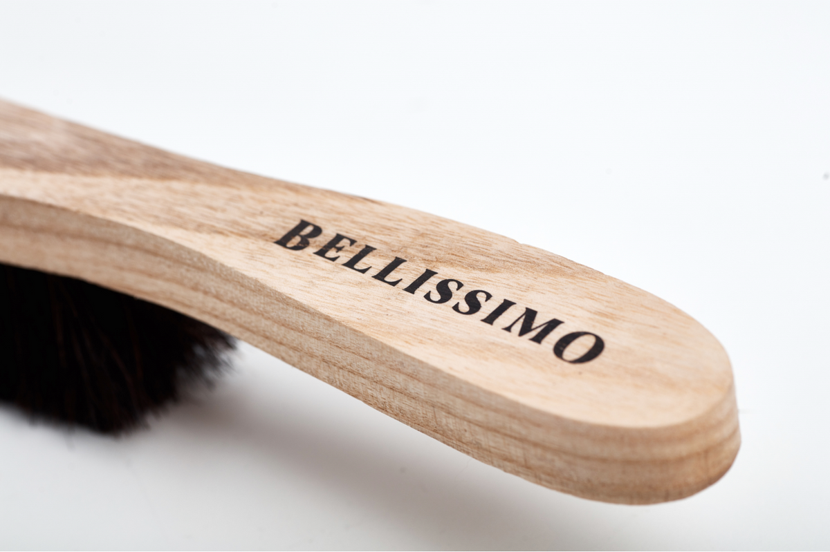 Bellissimo Horsehair Felt Hat Brush; product view 2.