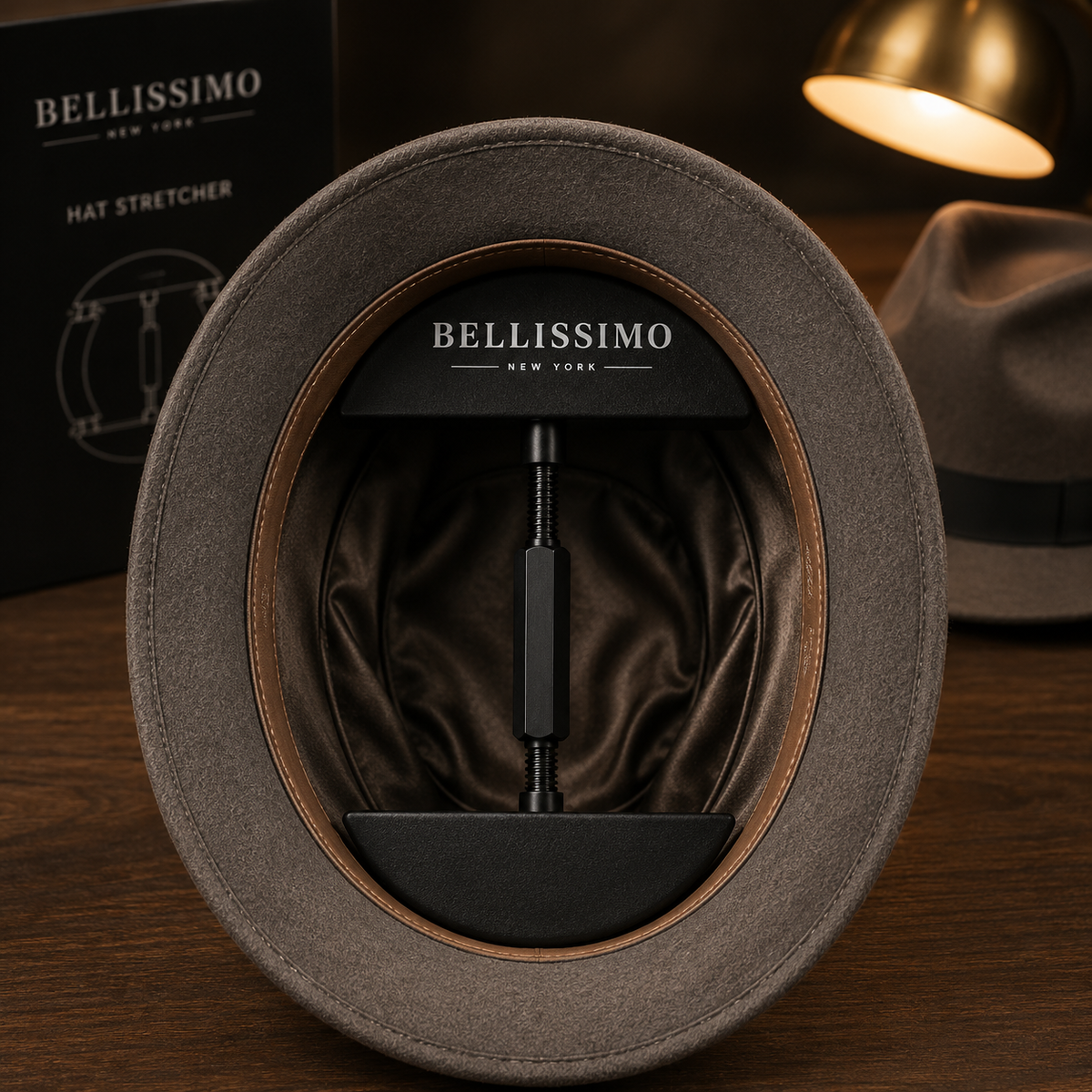 Bellissimo Adjustable Wooden Hat Stretcher; product view 2.