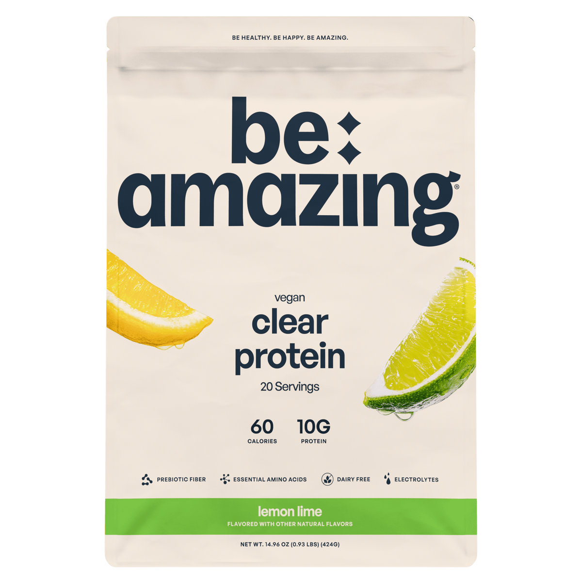 Clear Vegan Protein by Be Amazing – primary product view