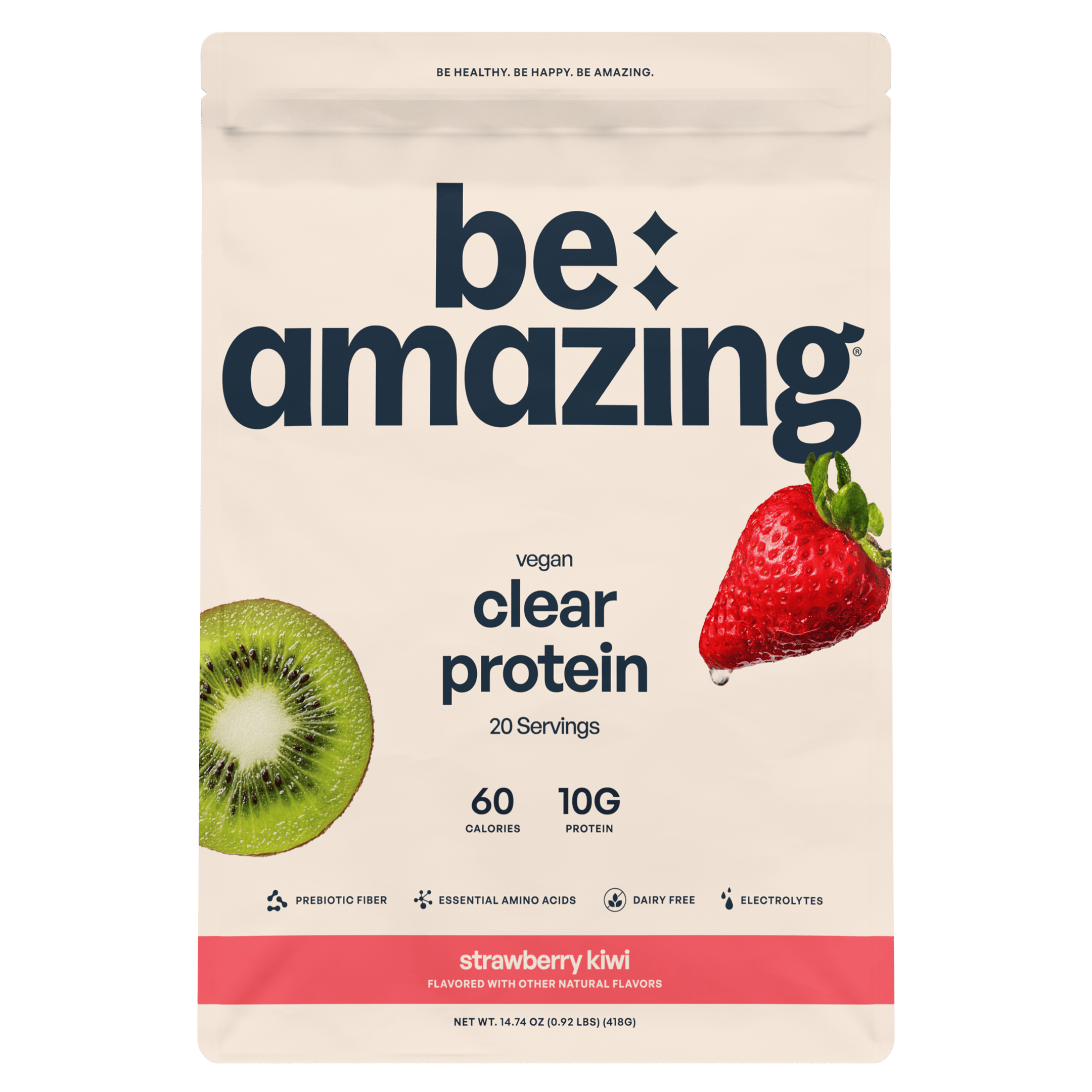 Clear Vegan Protein by Be Amazing – product view 2