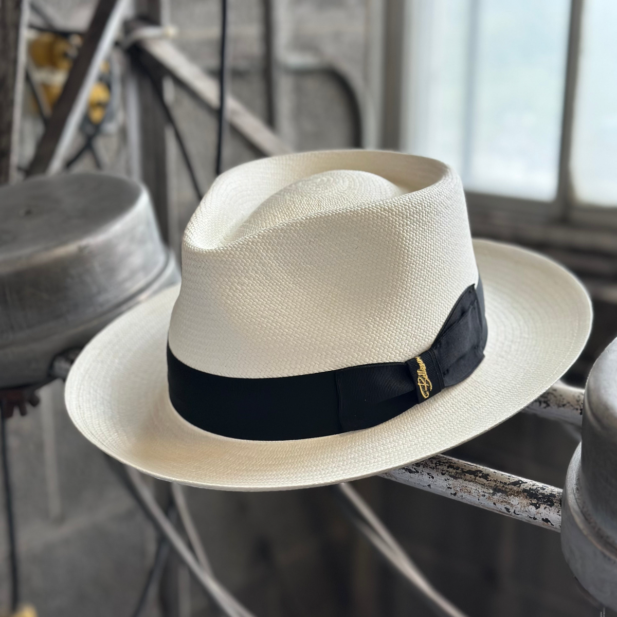 Bellissimo Panama Fox Elite Black Hat; product view 1.