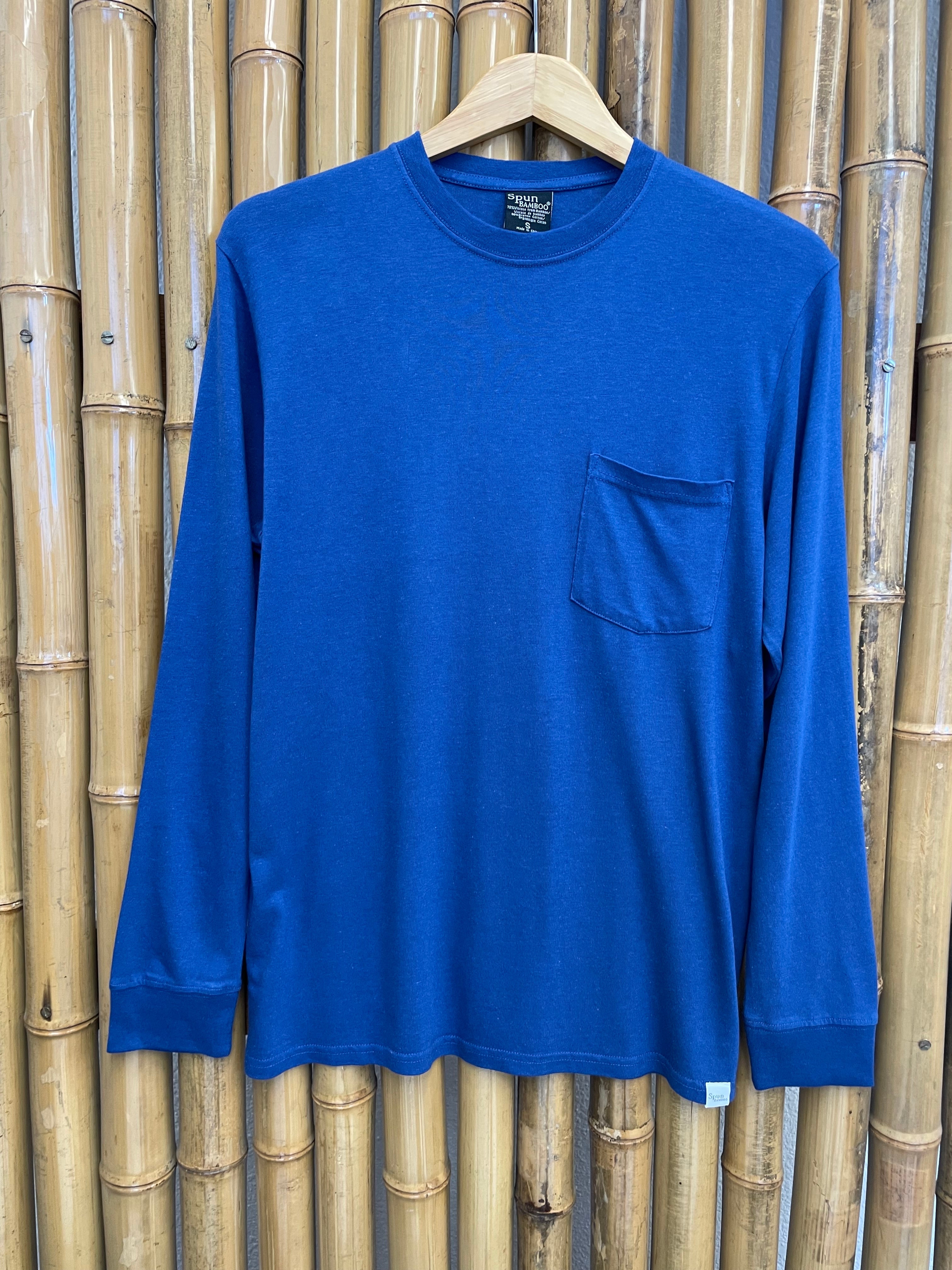 Men’s Bamboo Long Sleeve Crew Neck Tee