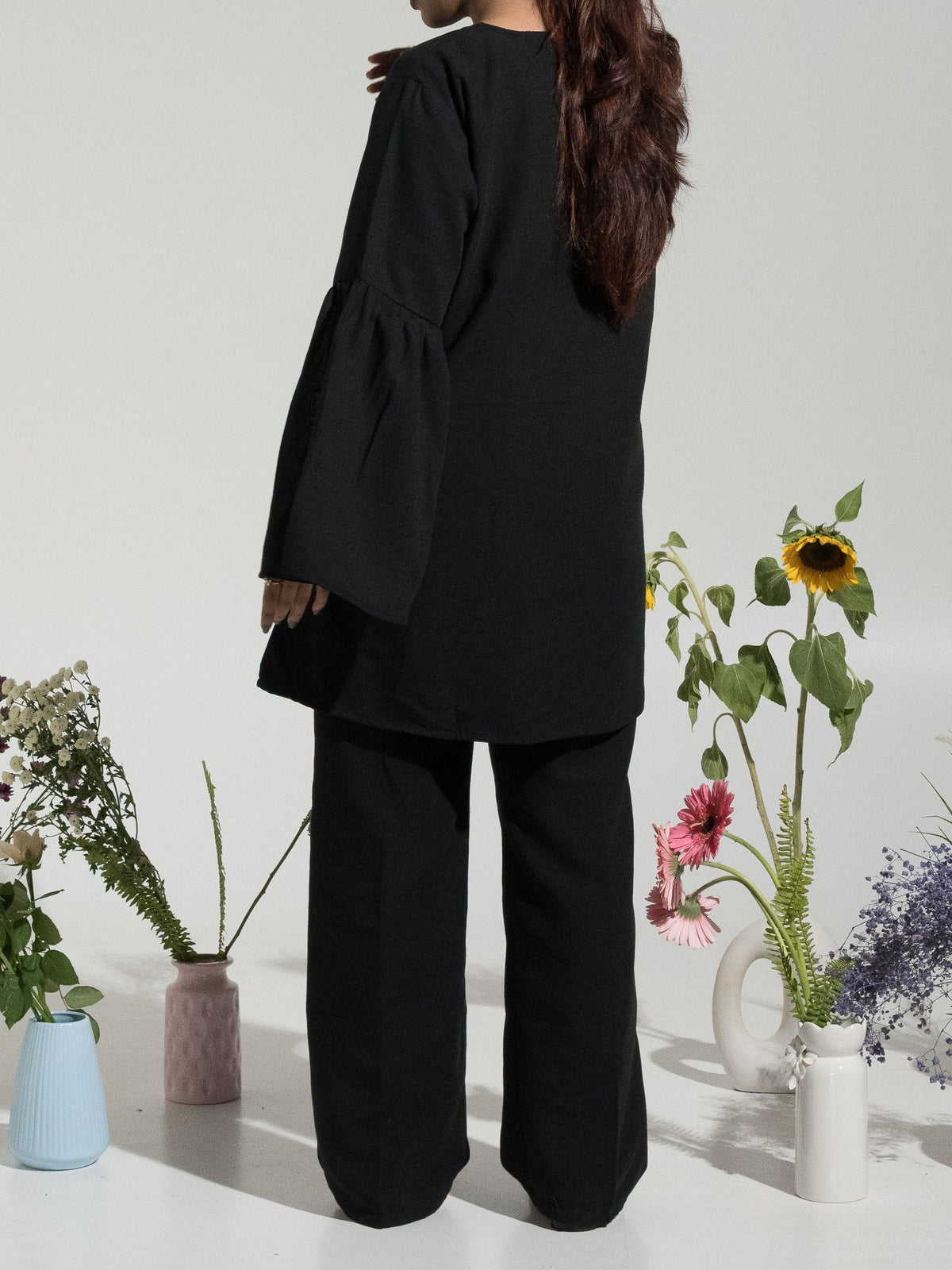 Ensemble nœud papillon Amaya - Noir