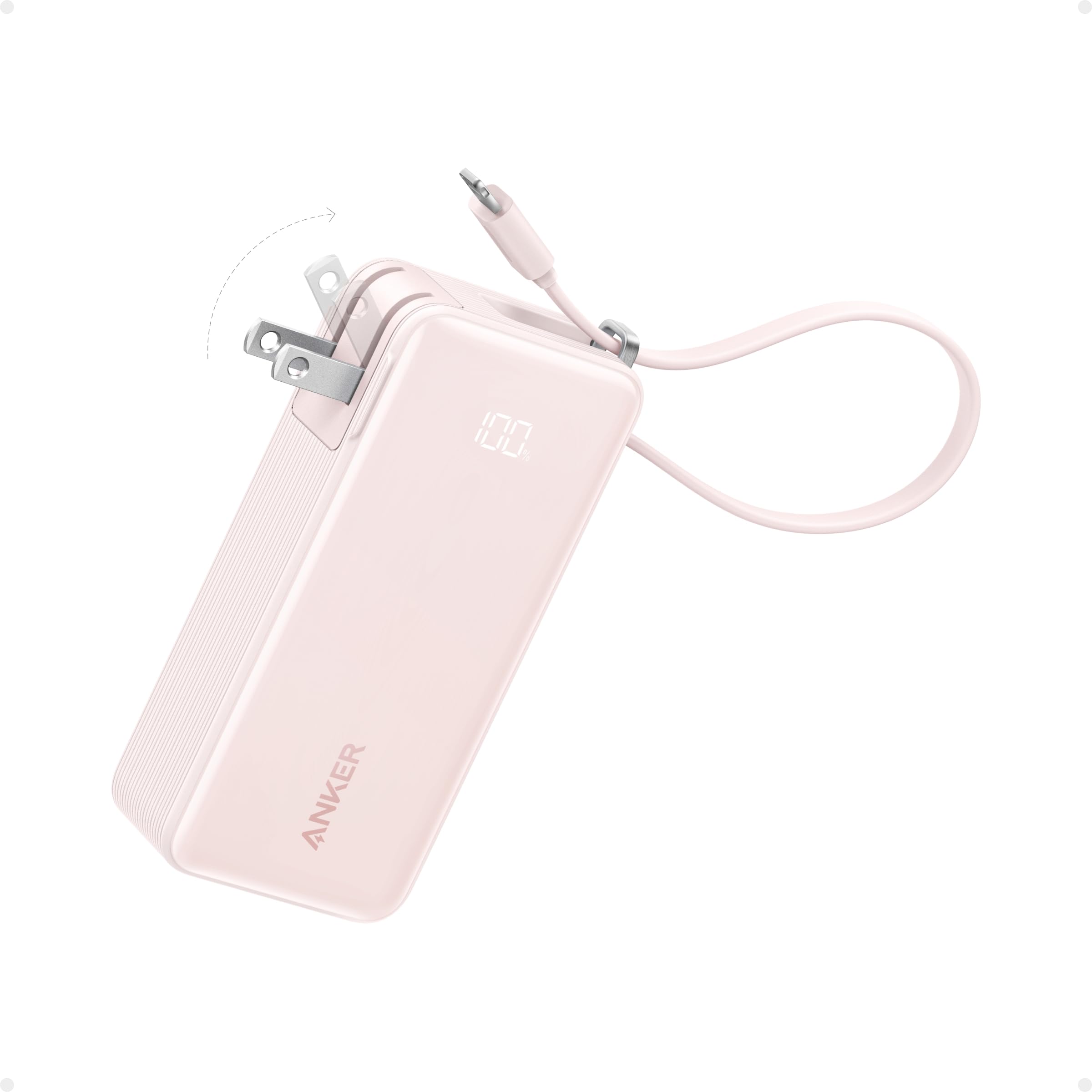 Batterie externe Anker (10K, Fusion, Câble intégré)