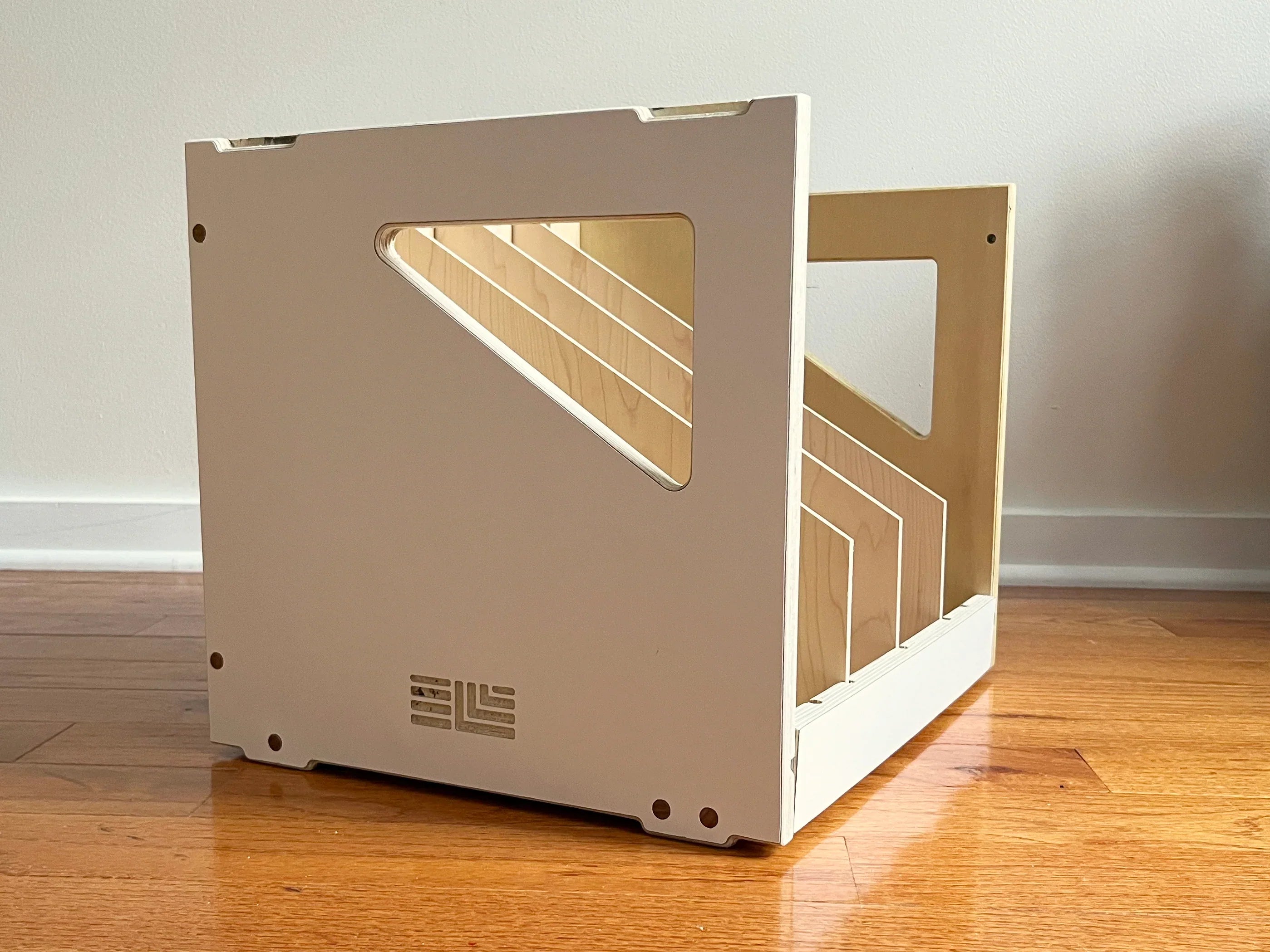 Caja de Almacenamiento de Discos de Vinilo