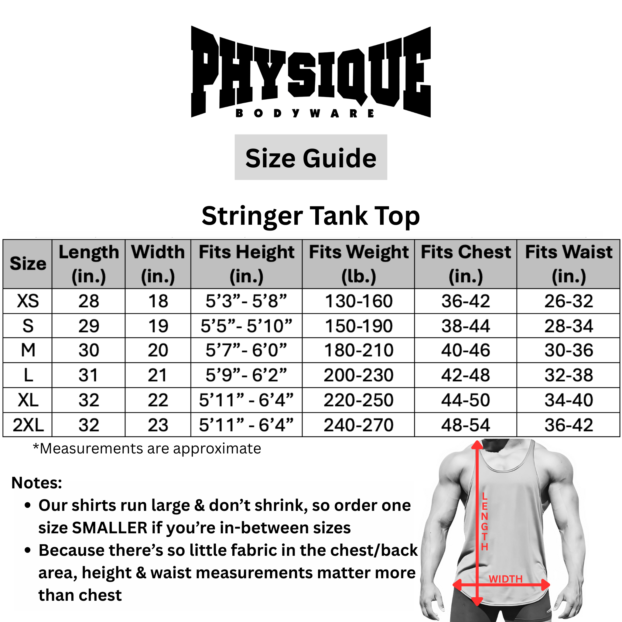 Camiseta sin mangas tipo Stringer