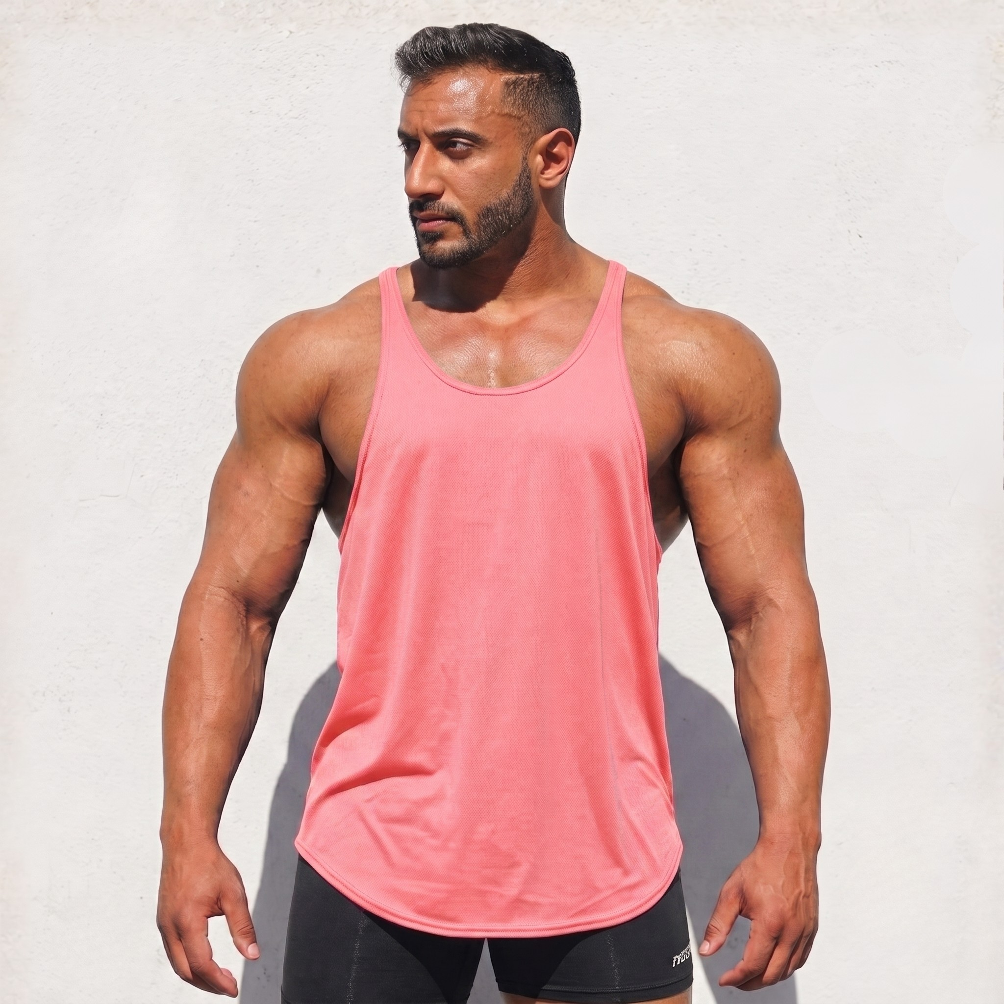 Camiseta sin mangas tipo Stringer