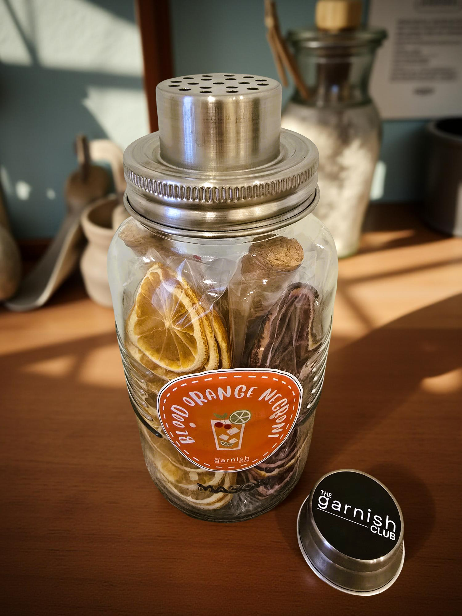 Kit de coctelera Negroni de naranja sanguina