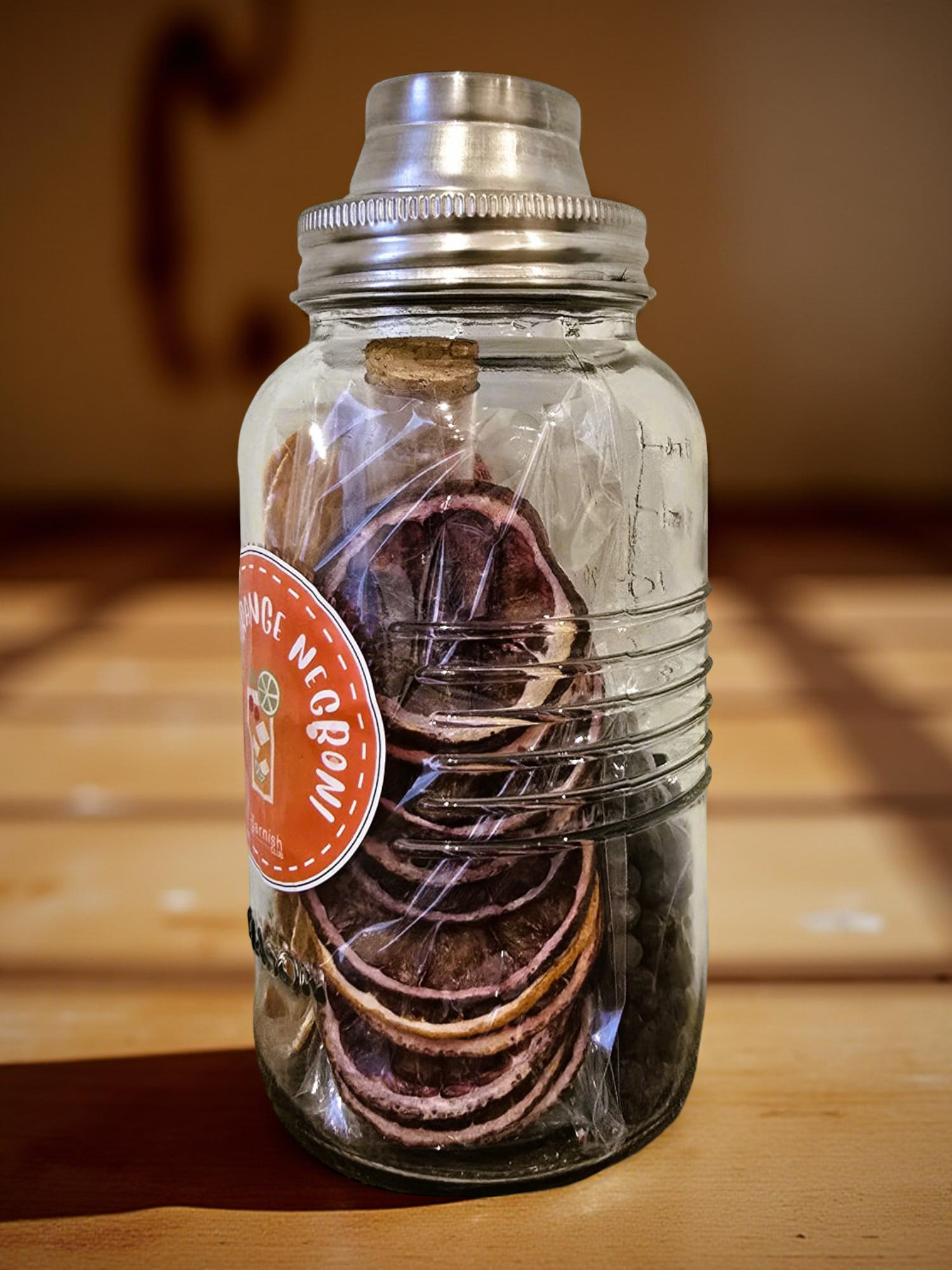 Kit de coctelera Negroni de naranja sanguina