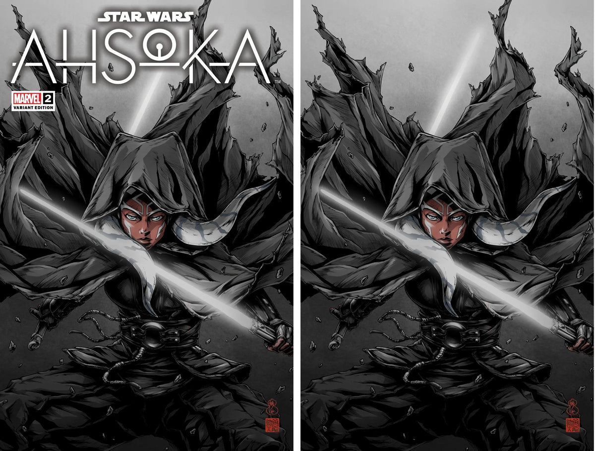 STAR WARS: AHSOKA #2 (TAKASHI OKAZAKI EXCLUSIVE TRADE/VIRGIN VARIANT SET)(PART 2 OF 8) by Fandom Comic Shop – primary product view