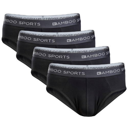 Calzoncillos bóxer de rayón de bambú sin abertura para hombre, disponibles en todas las tallas y 3 colores, paquete de 4