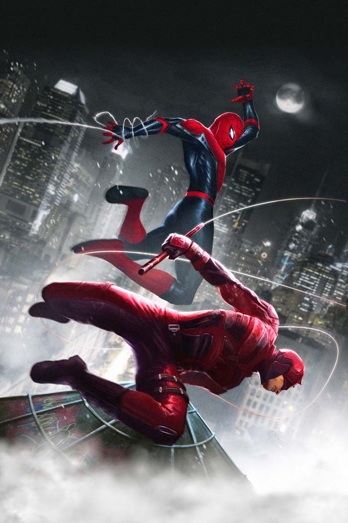 Charlie Cox #1 Jackson Caspersz "Street-Level Heroes" Virgin Variant LTD 40