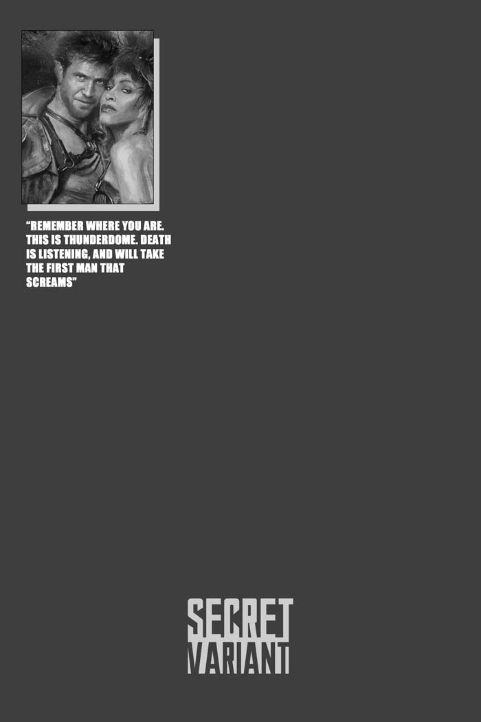 Mel Gibson Mad Max #1 Rudy Ao Secret Virgin Variant LTD 30