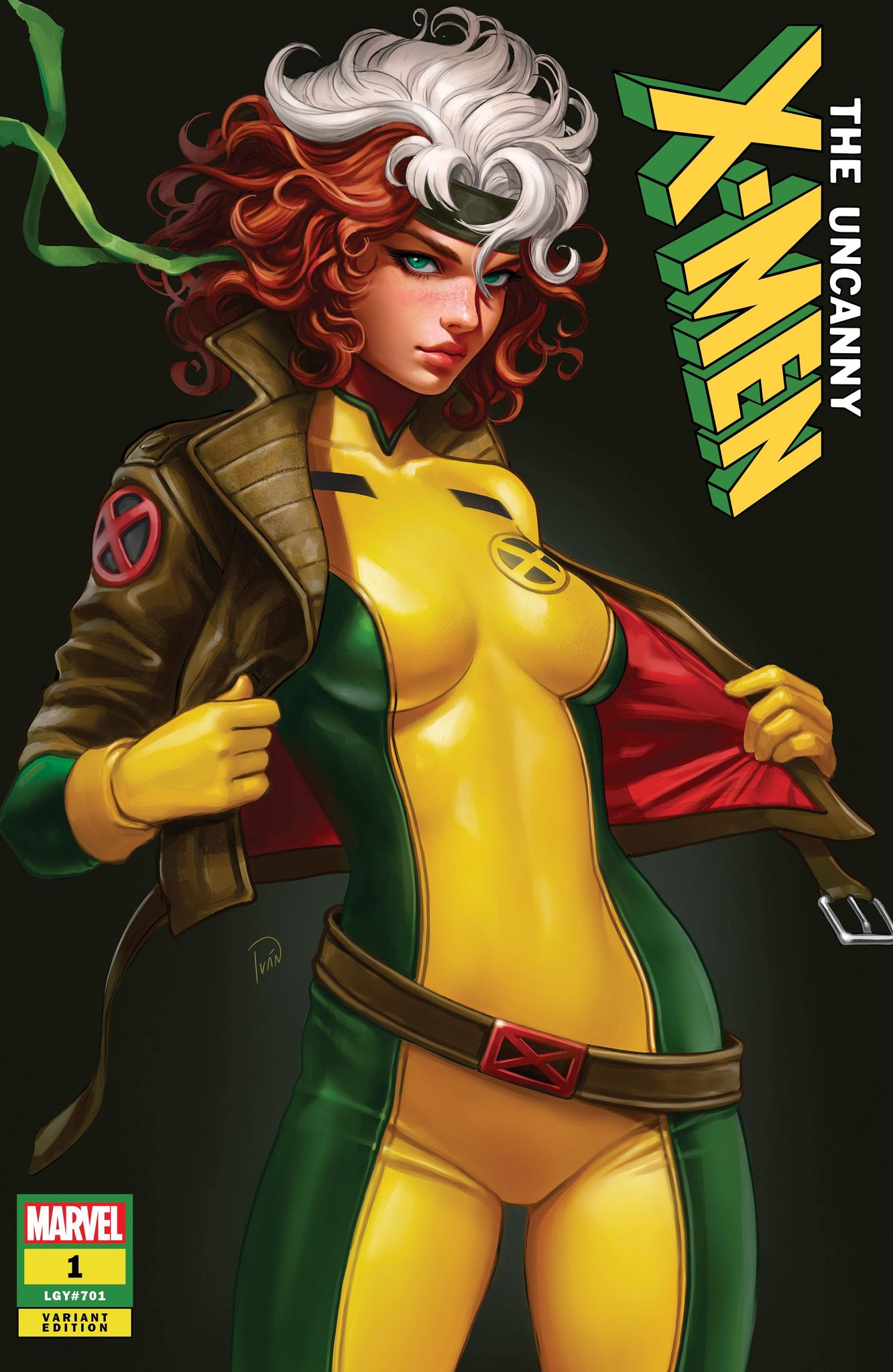 Ivan Talavera exclusive Rogue variant cover for Marvel’s 2024 Uncanny X-Men #1