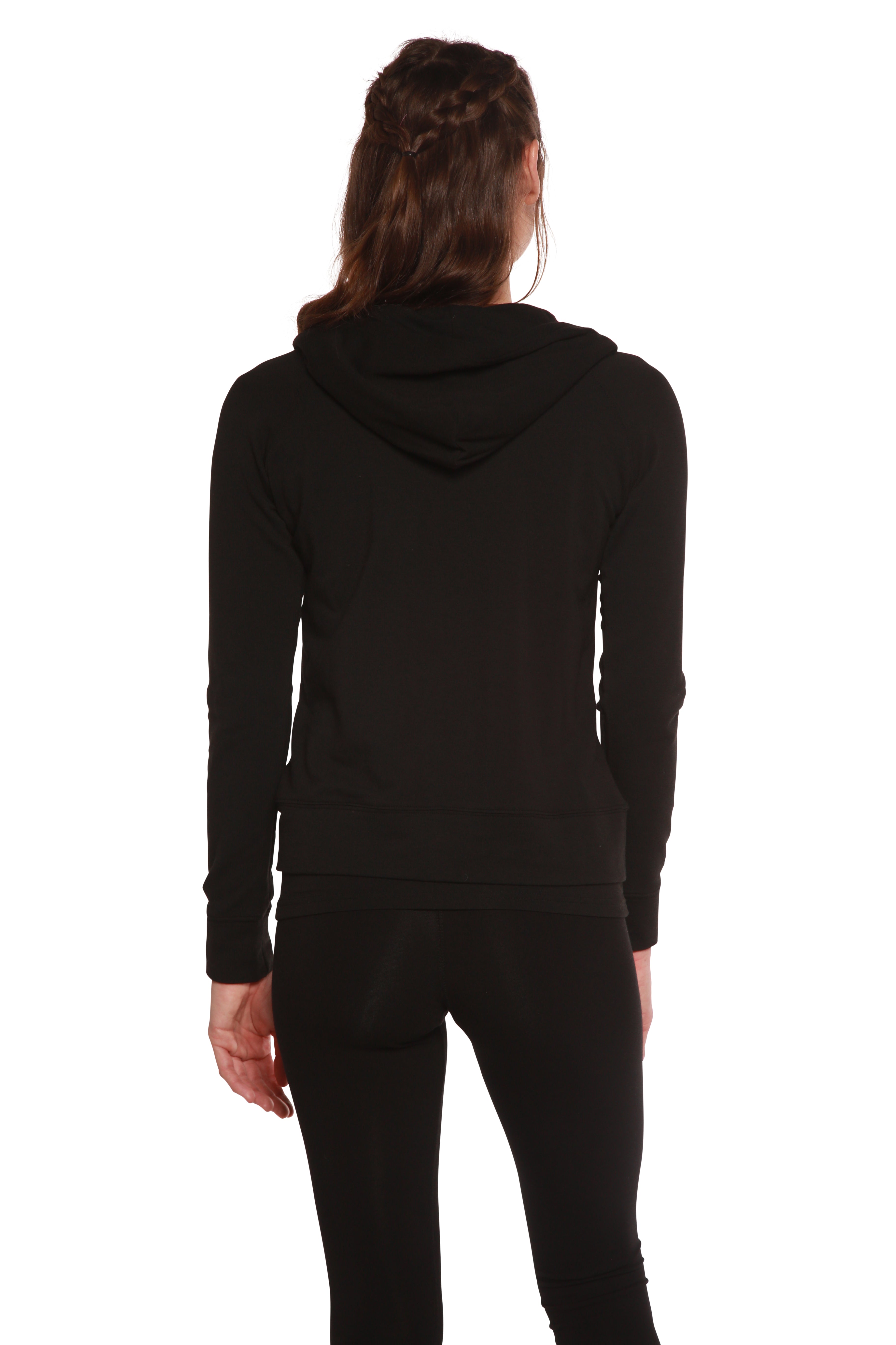 Sudadera con capucha de felpa francesa de bambú para mujer