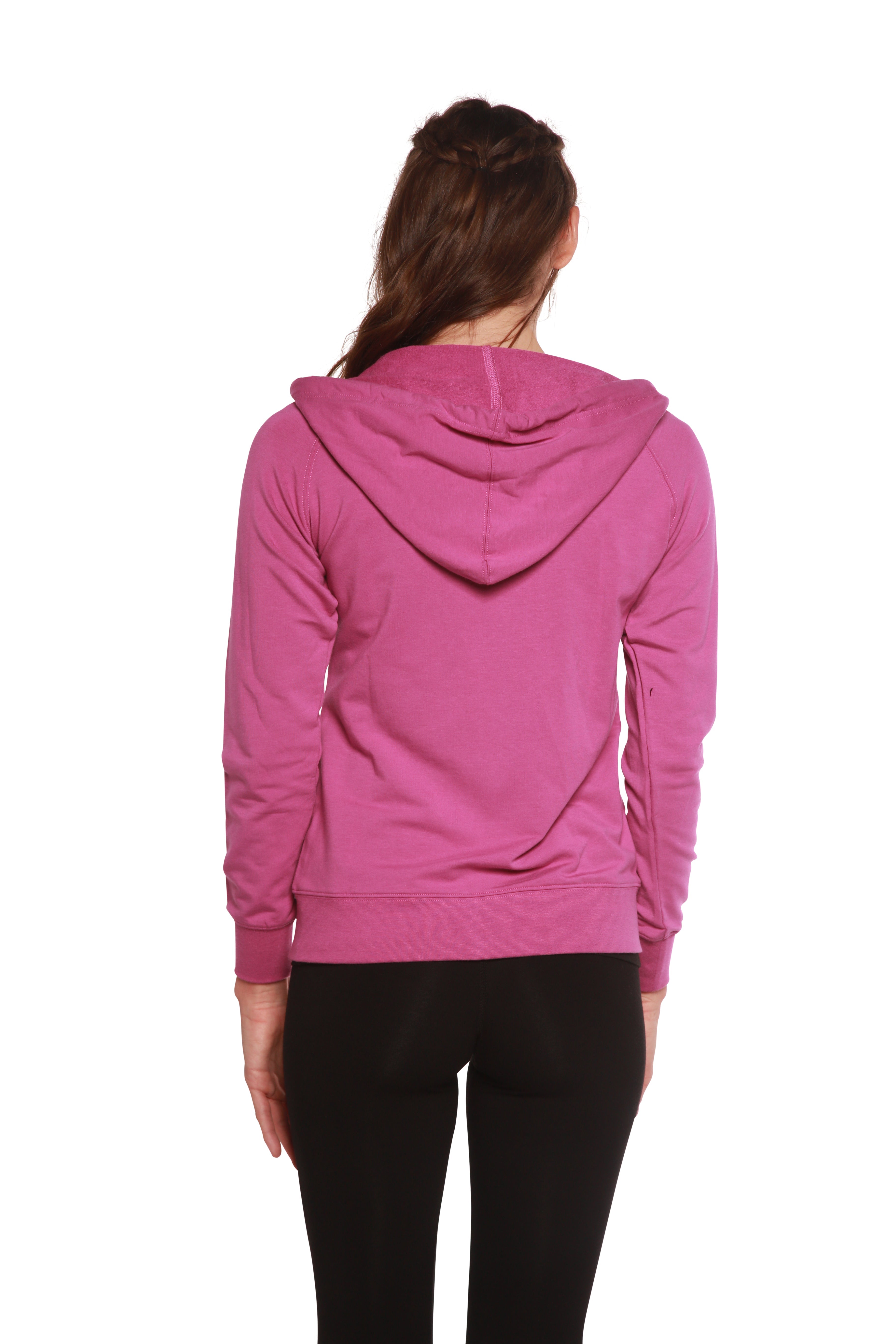 Sudadera con capucha de felpa francesa de bambú para mujer