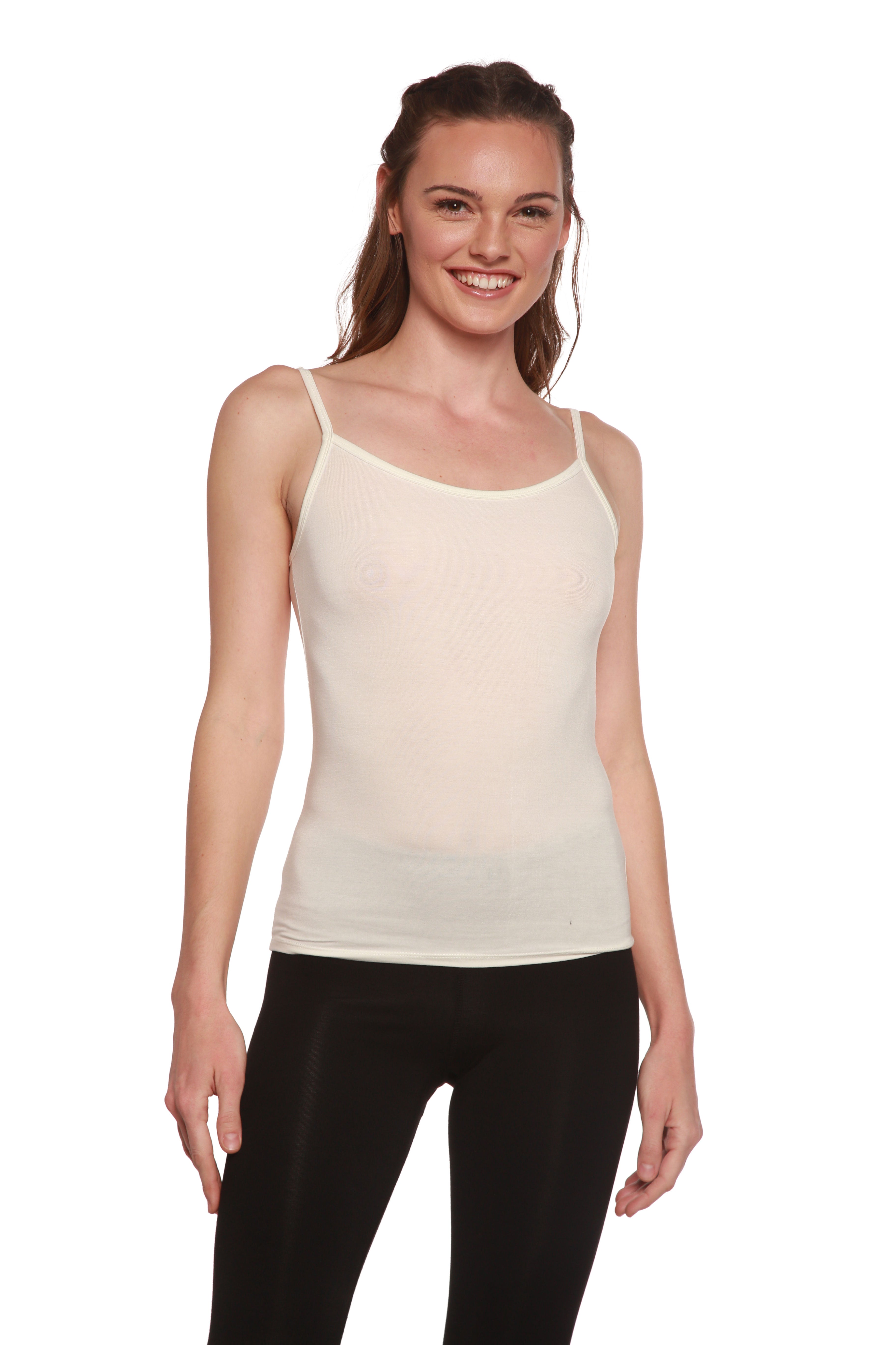 Clearance Women's Bamboo Viscose Spaghetti Strap Camisole by Spun Bamboo – product view 12