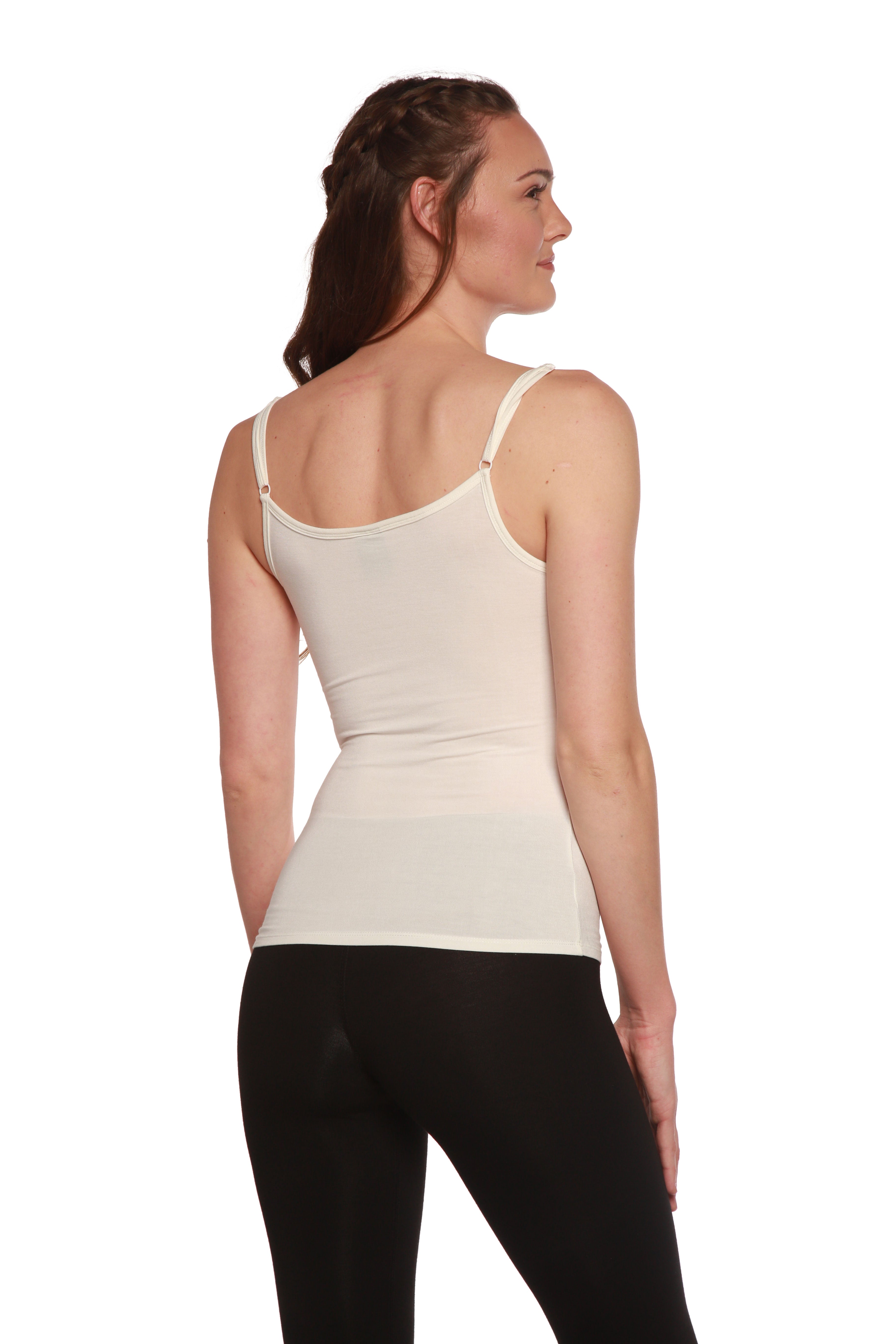 Clearance Women's Bamboo Viscose Spaghetti Strap Camisole by Spun Bamboo – product view 11