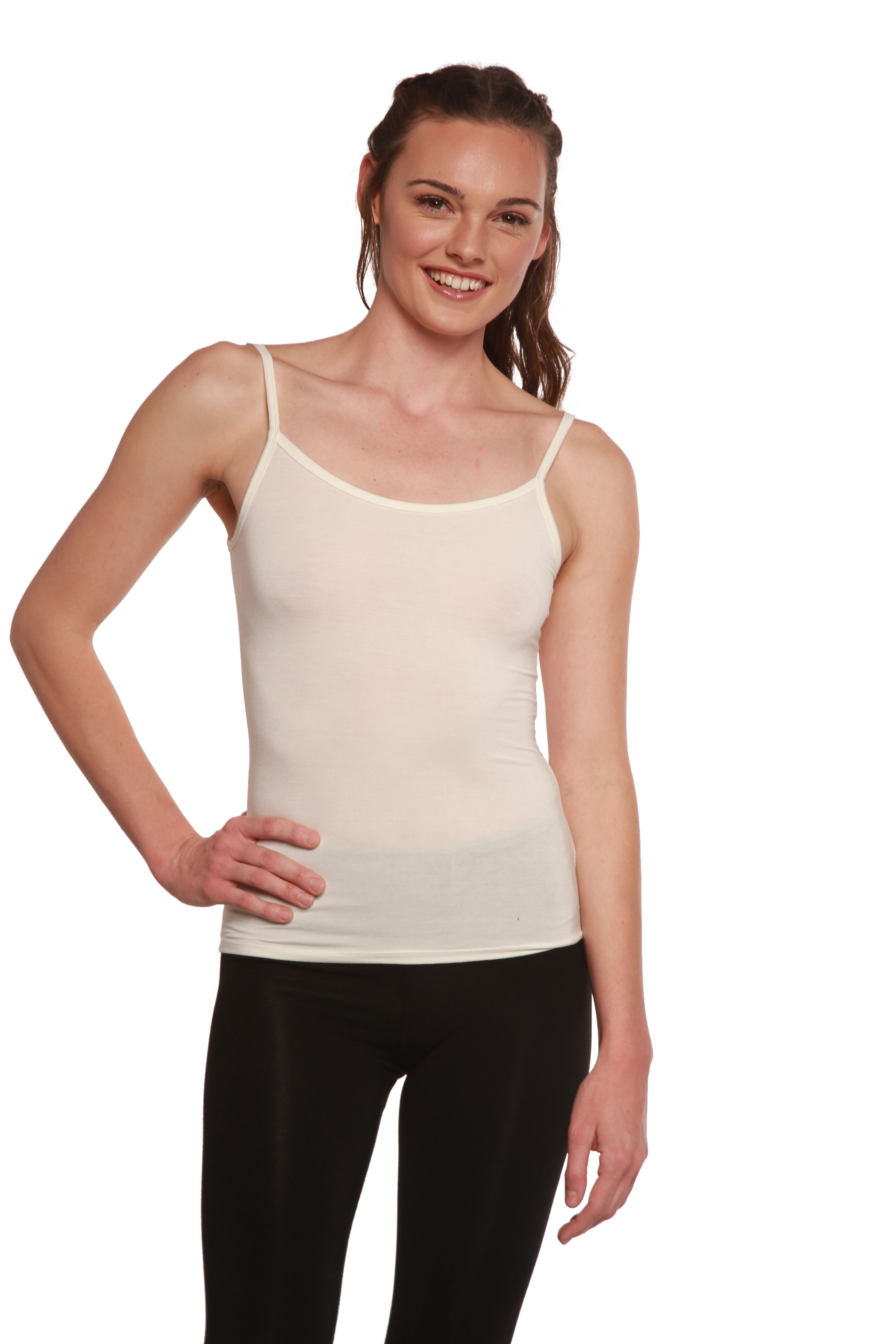 Clearance Women's Bamboo Viscose Spaghetti Strap Camisole by Spun Bamboo – product view 9