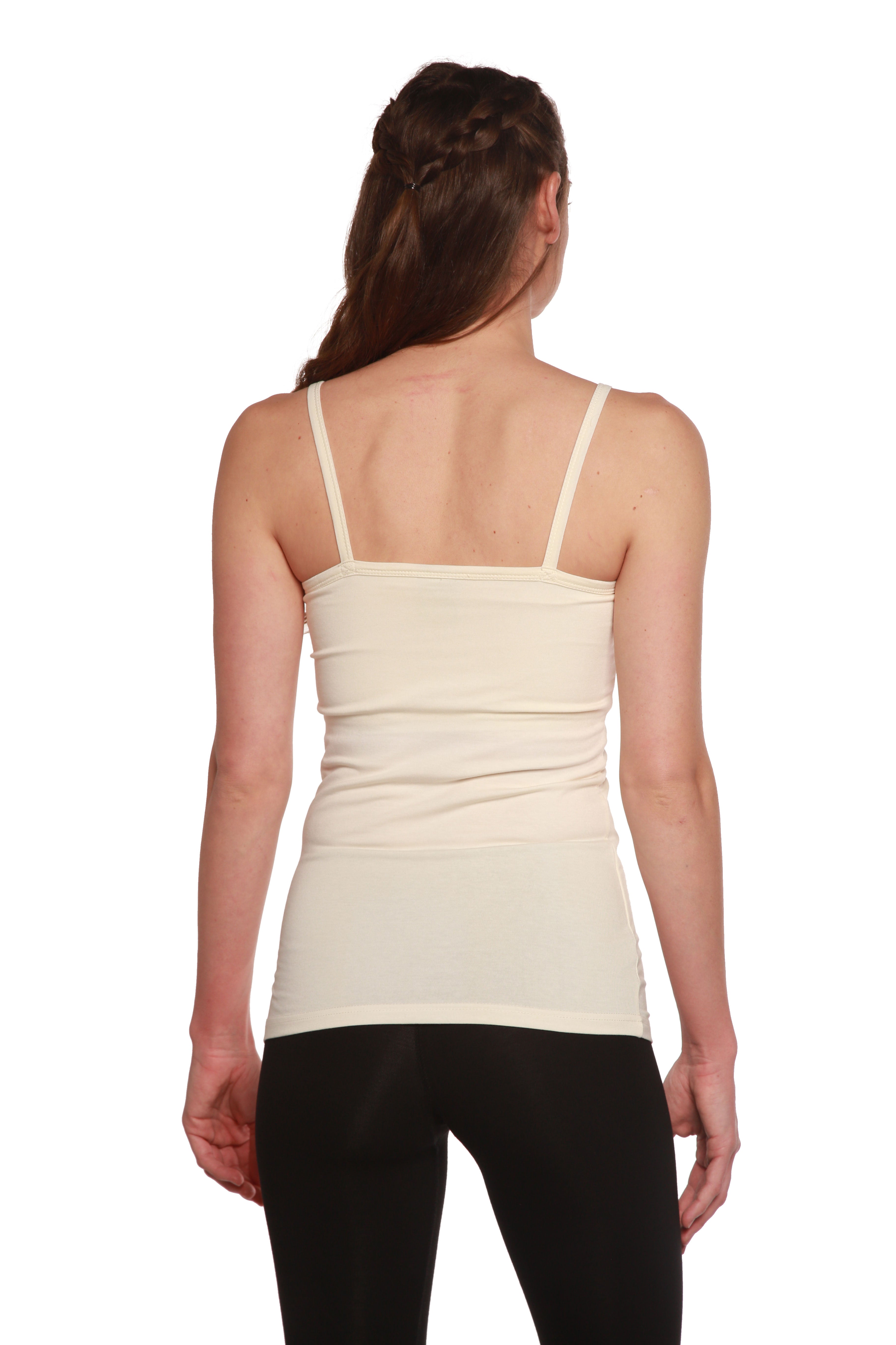 Women’s Bamboo Shelf Bra Camisole Tank Top