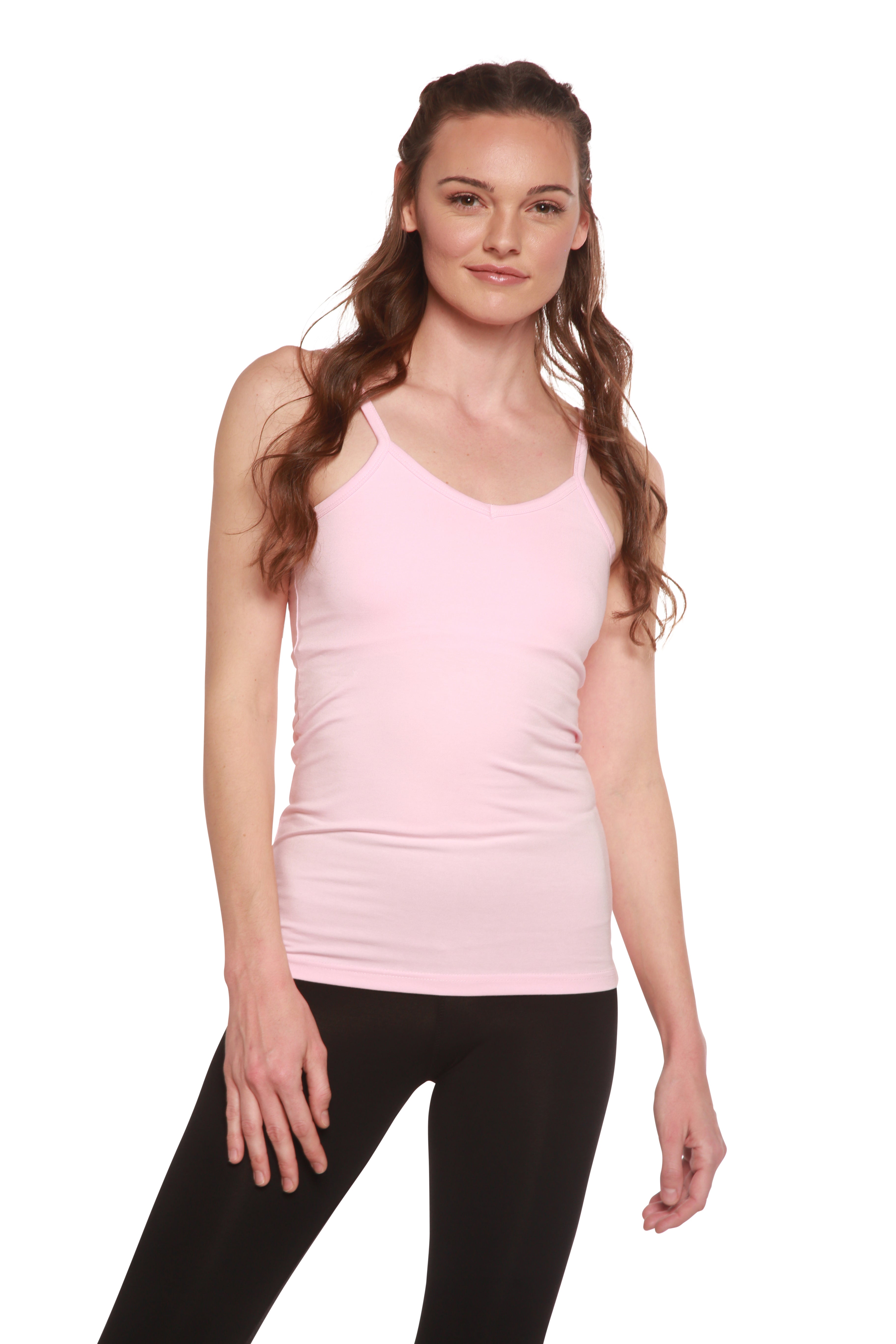Women’s Bamboo Shelf Bra Camisole Tank Top